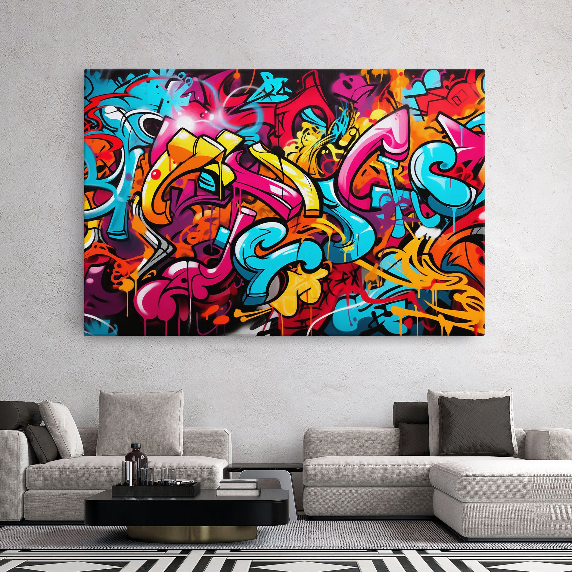 Abstract Graffiti mockup 2