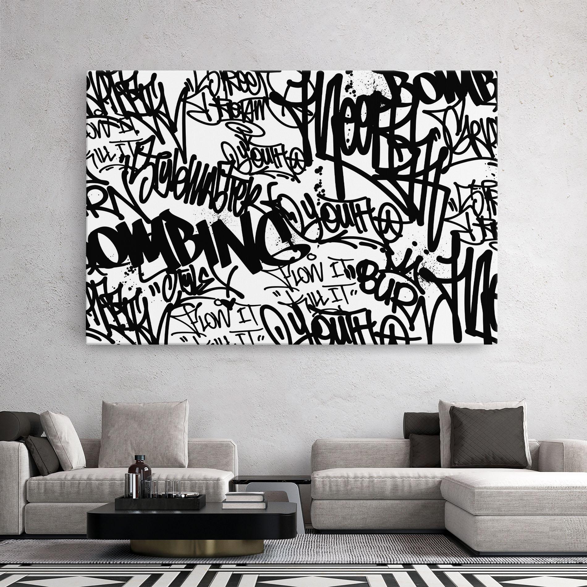 Vászonkép Black Tags mockup 2