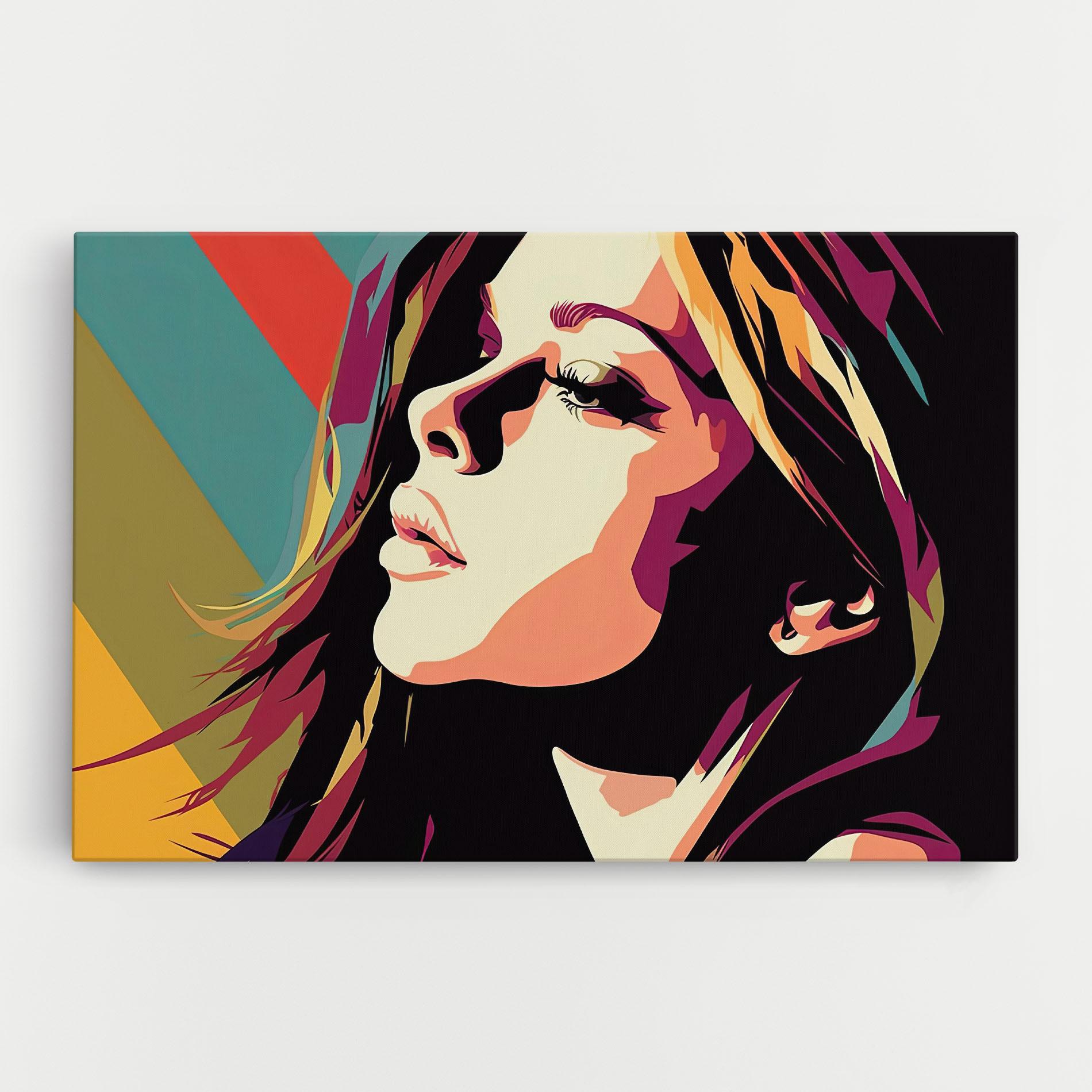 Vászonkép Cream Pop Art mockup 0