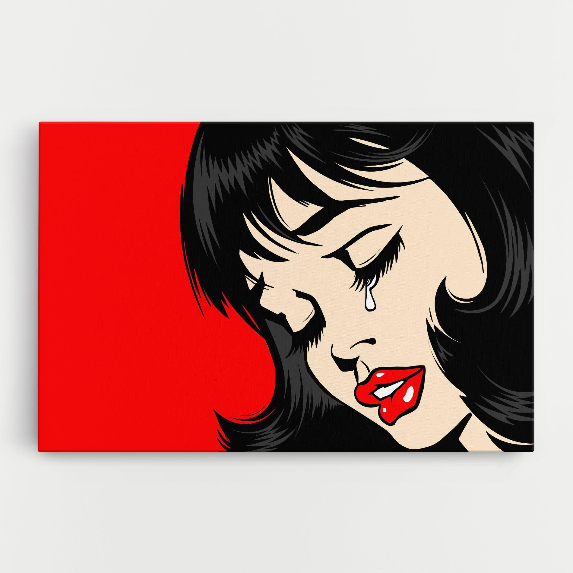Vászonkép Pop Crying mockup 0