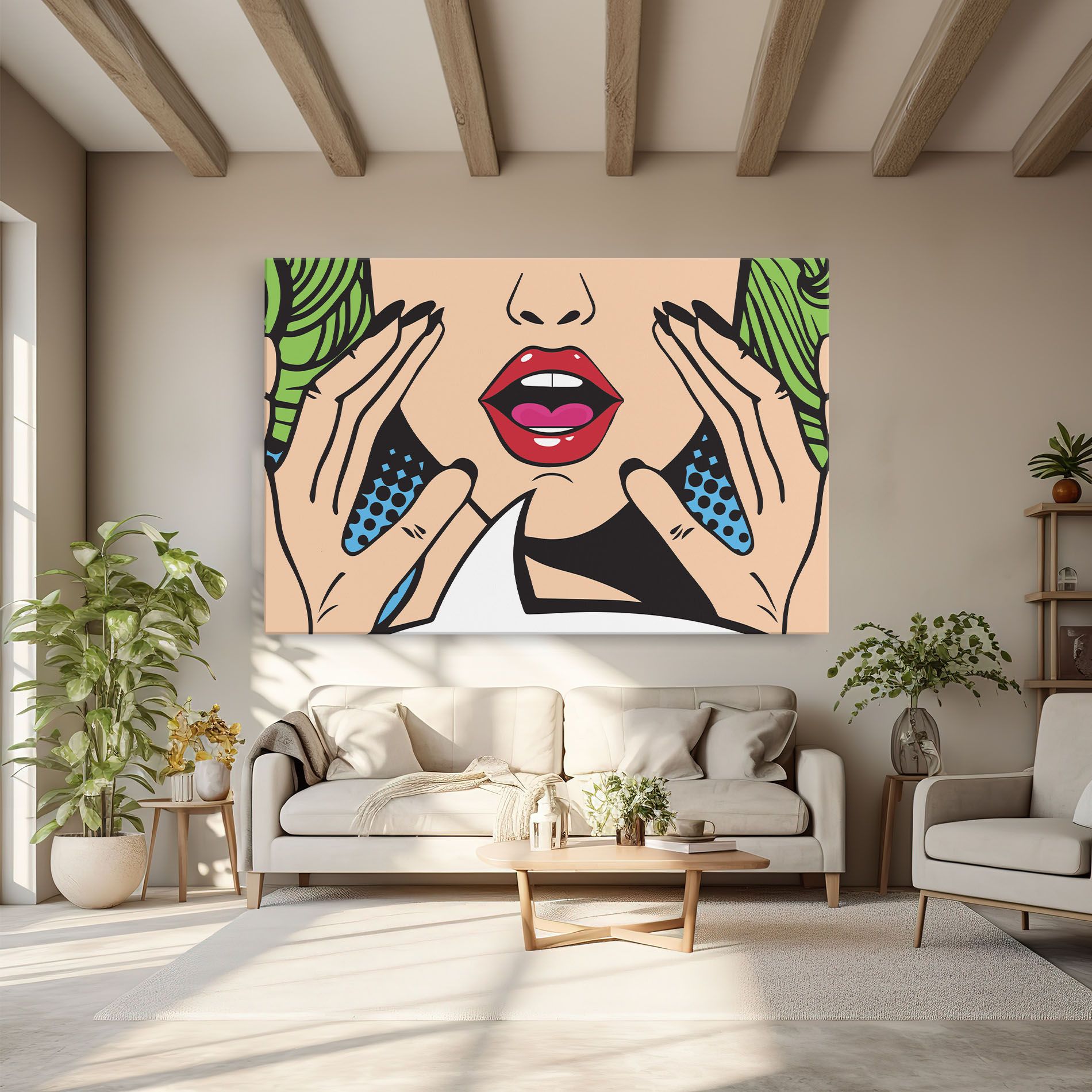 Speaking Pop Art mockup 6