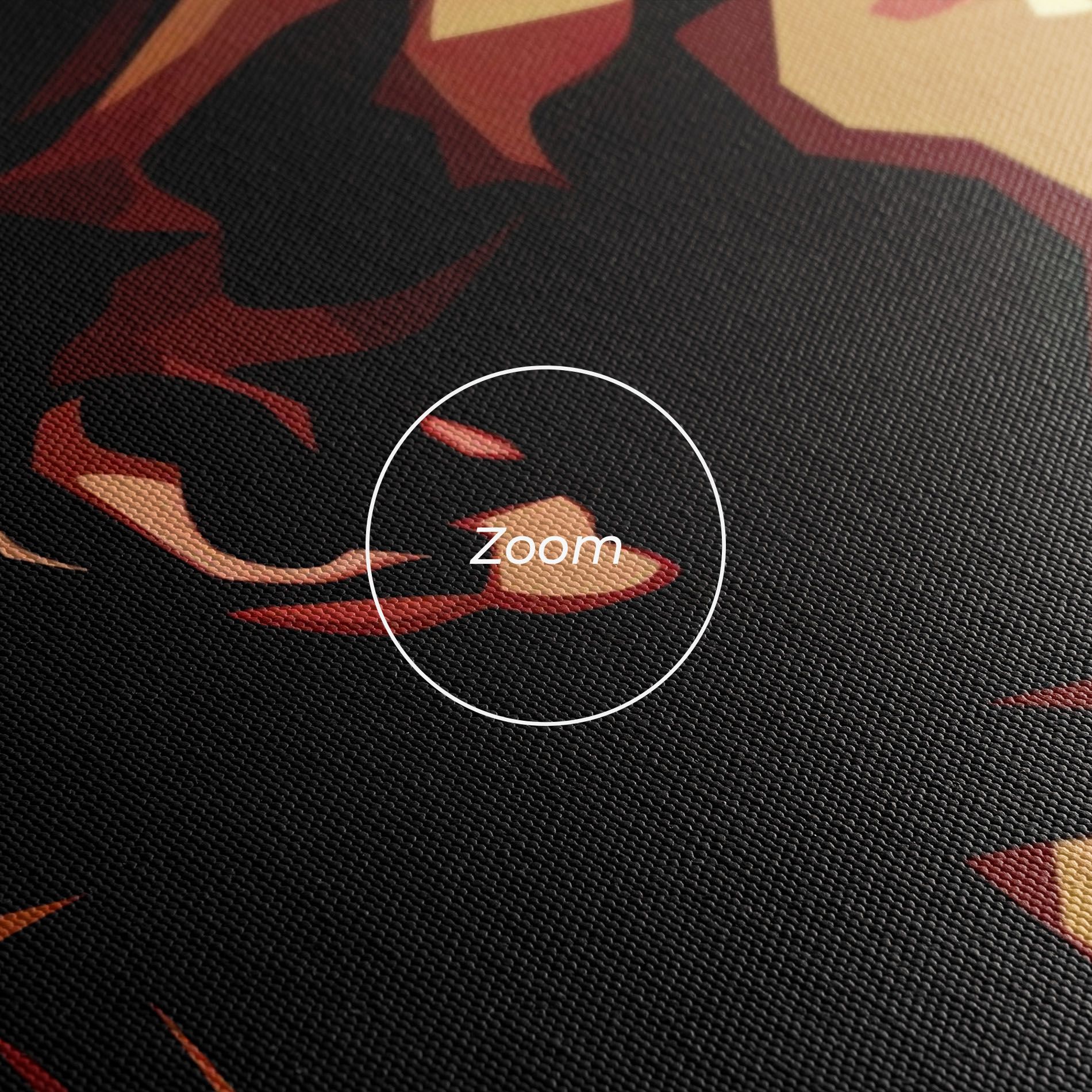 Cream Red Pop Art mockup 3