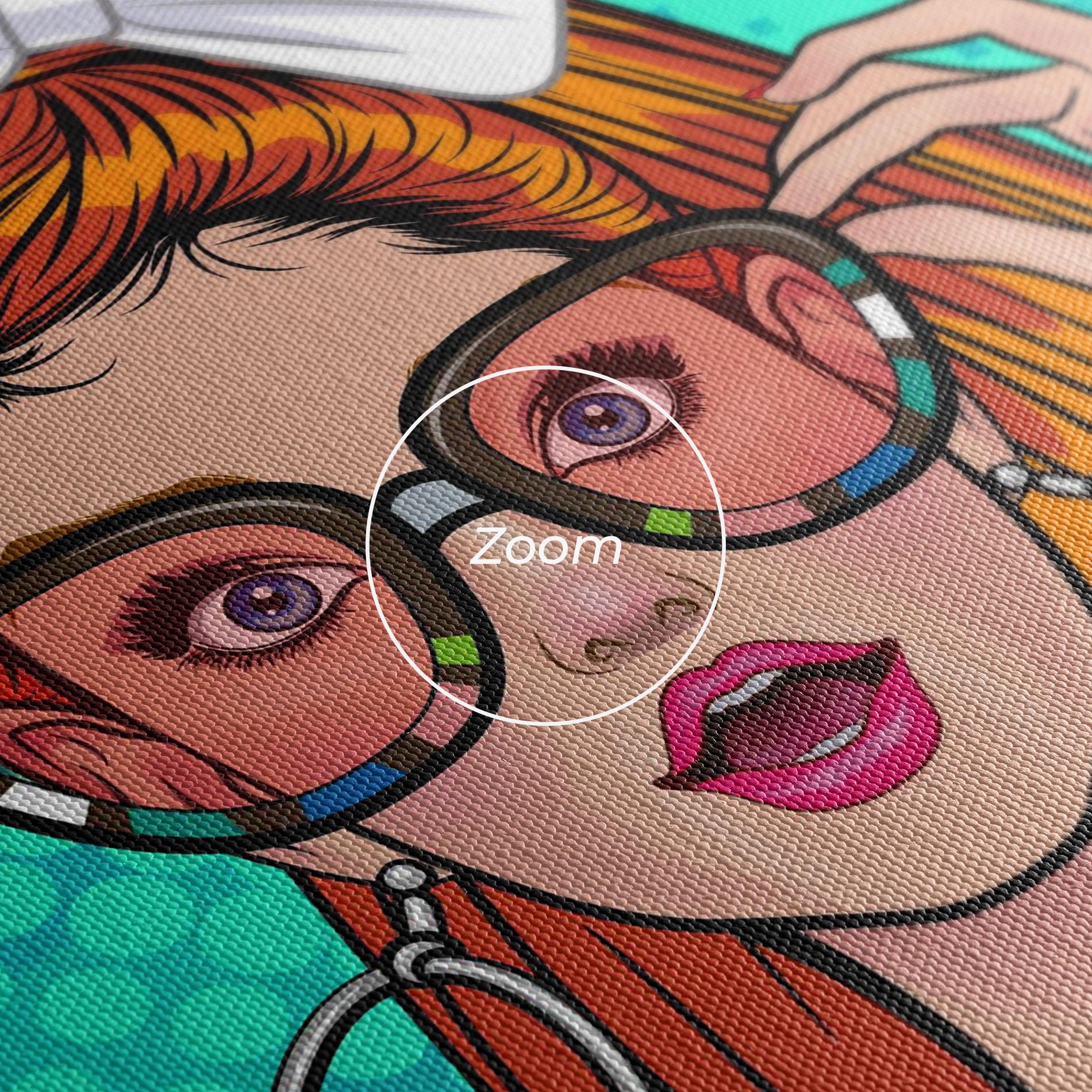 Vászonkép Money Pop Art mockup 3