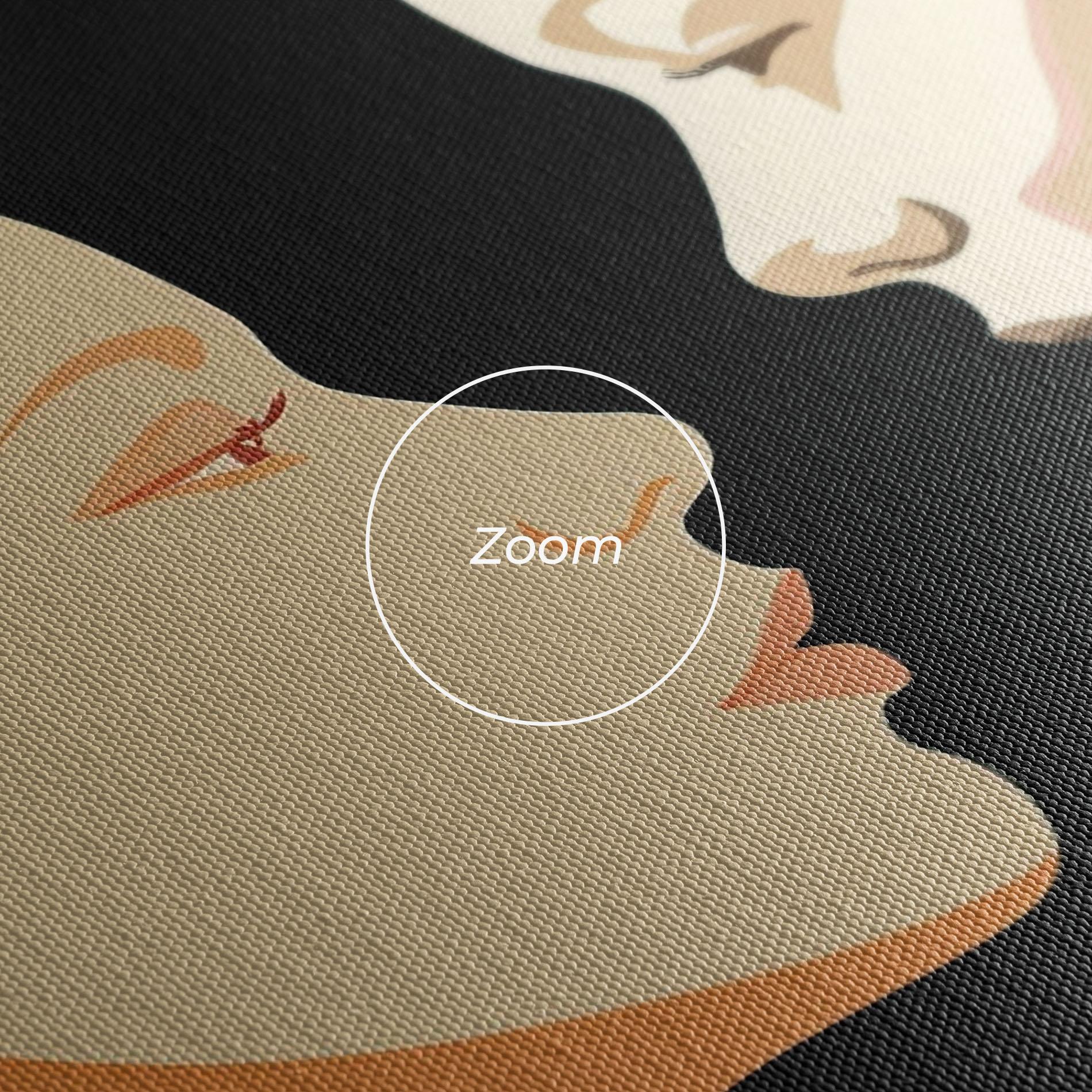 Vászonkép Orange Pop Girl mockup 3