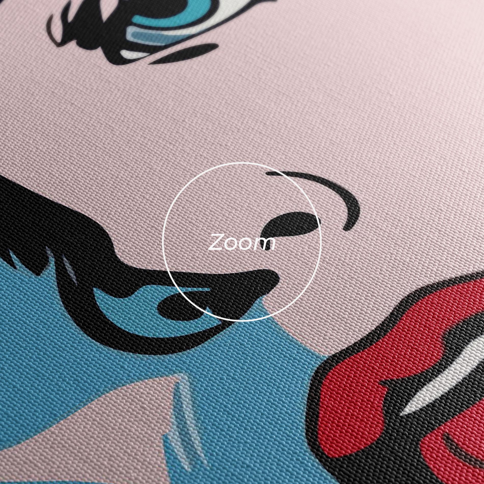 Vászonkép Pop Woman Art mockup 3