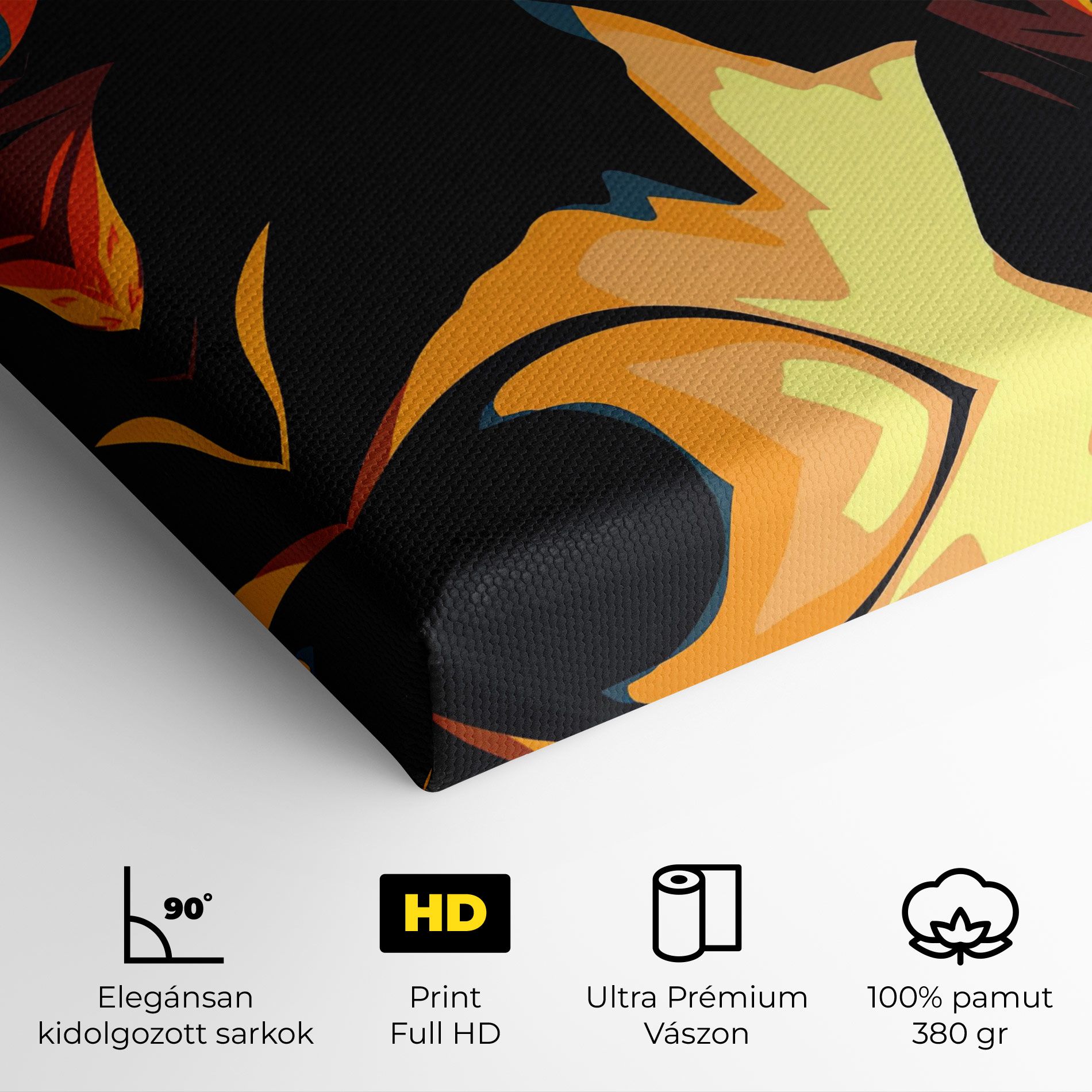 Blue Yellow Pop Art mockup 4