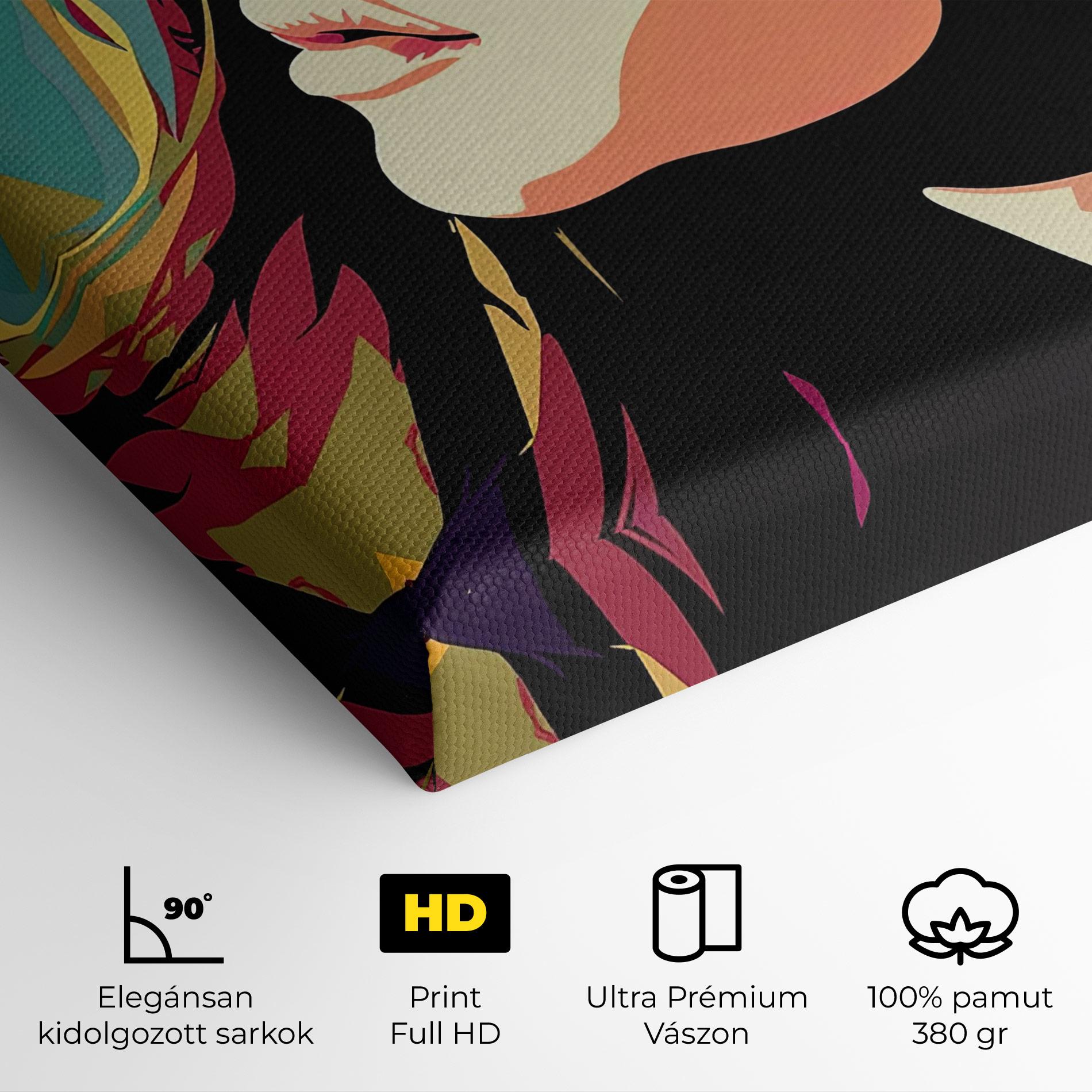 Vászonkép Cream Pop Art mockup 4