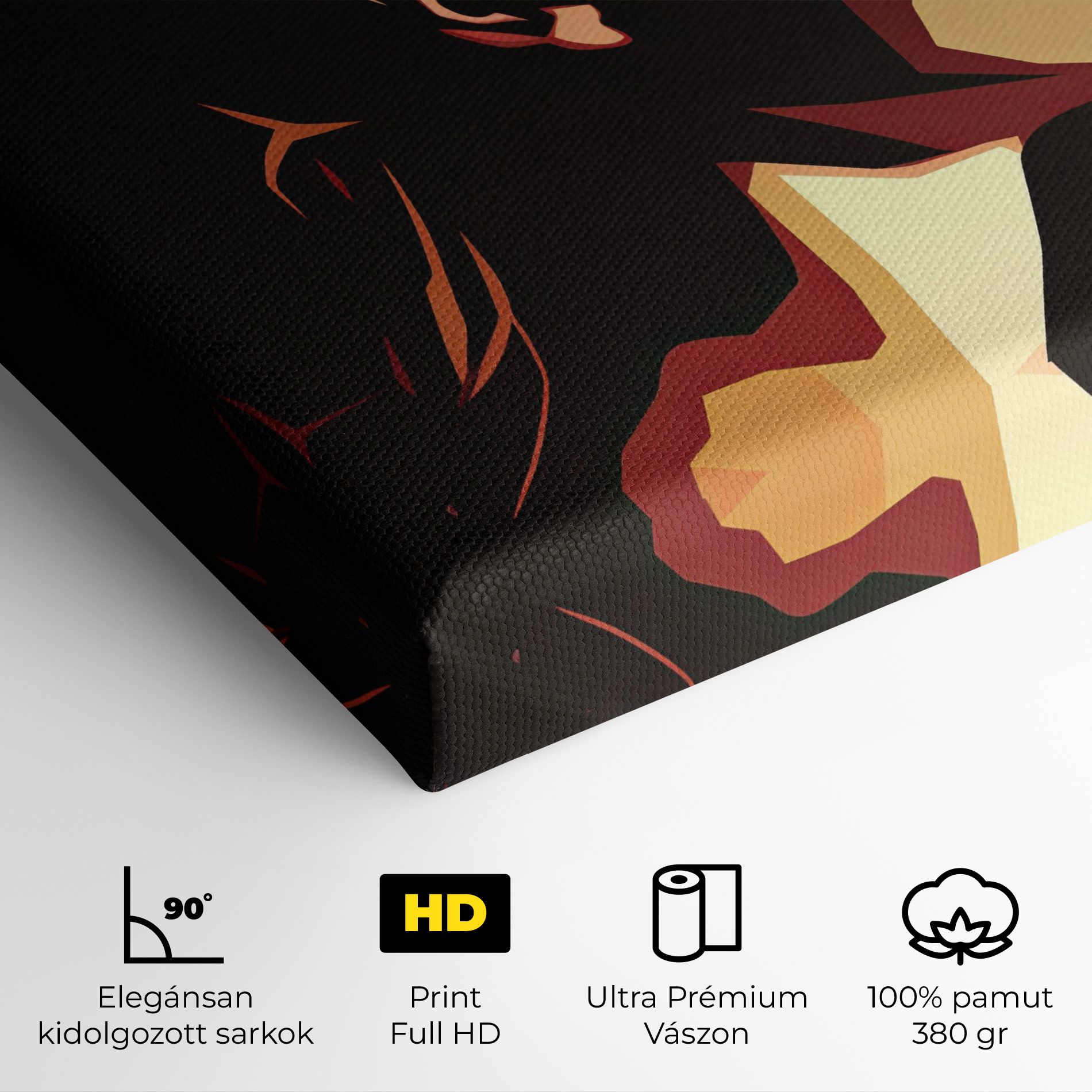 Cream Red Pop Art mockup 4