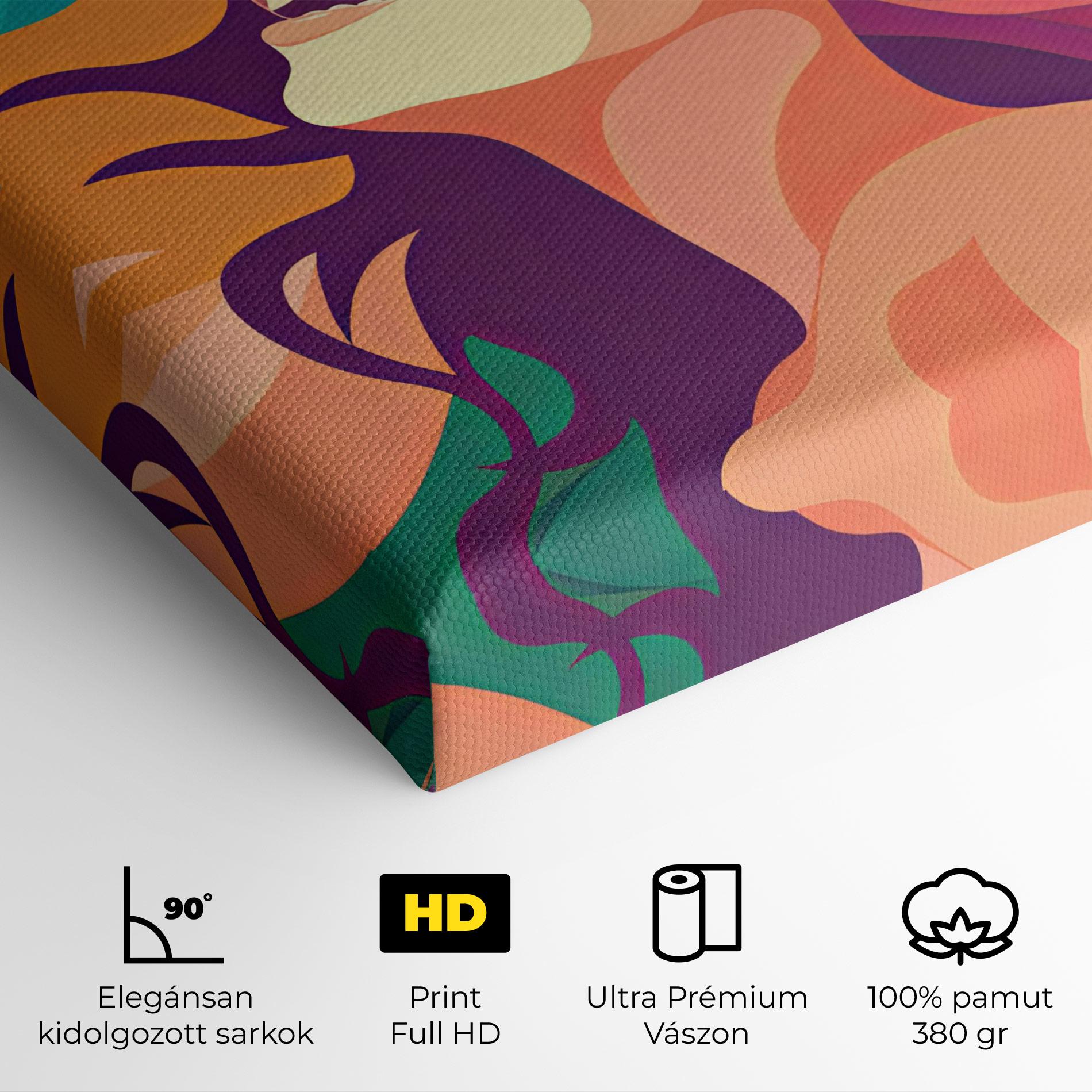 Vászonkép Pink Pop Hair mockup 4