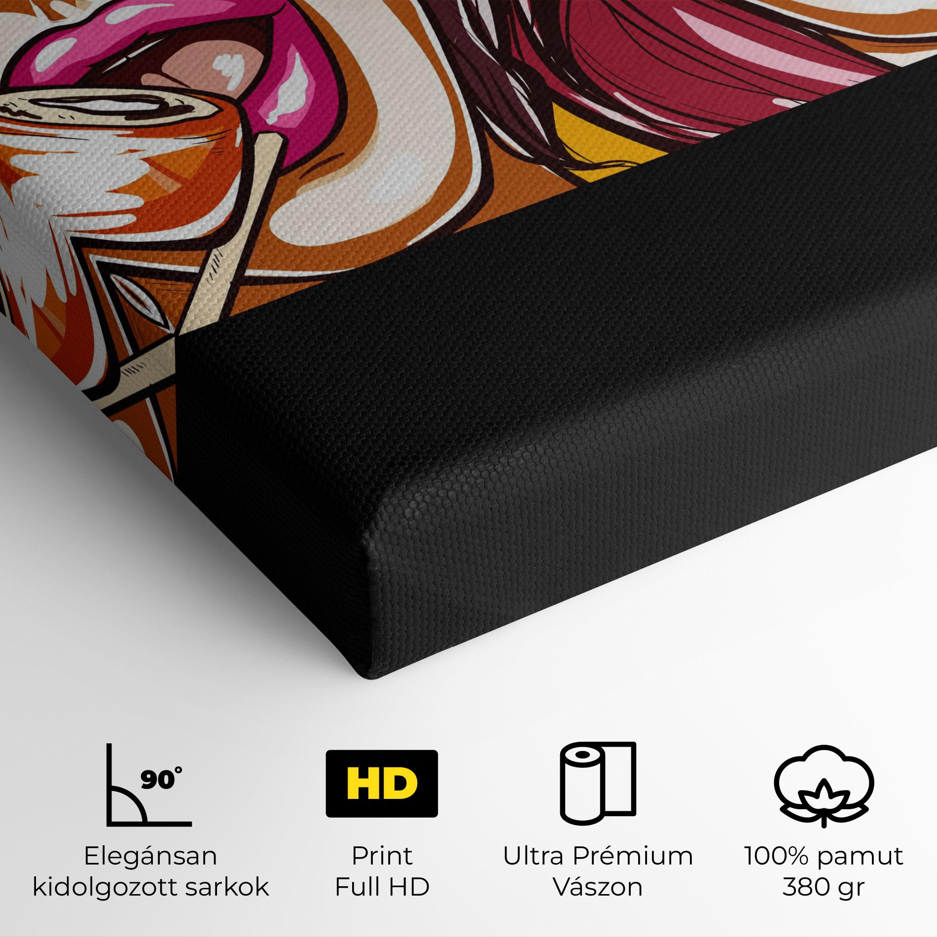 Vászonkép Pop Art Sushi mockup 4