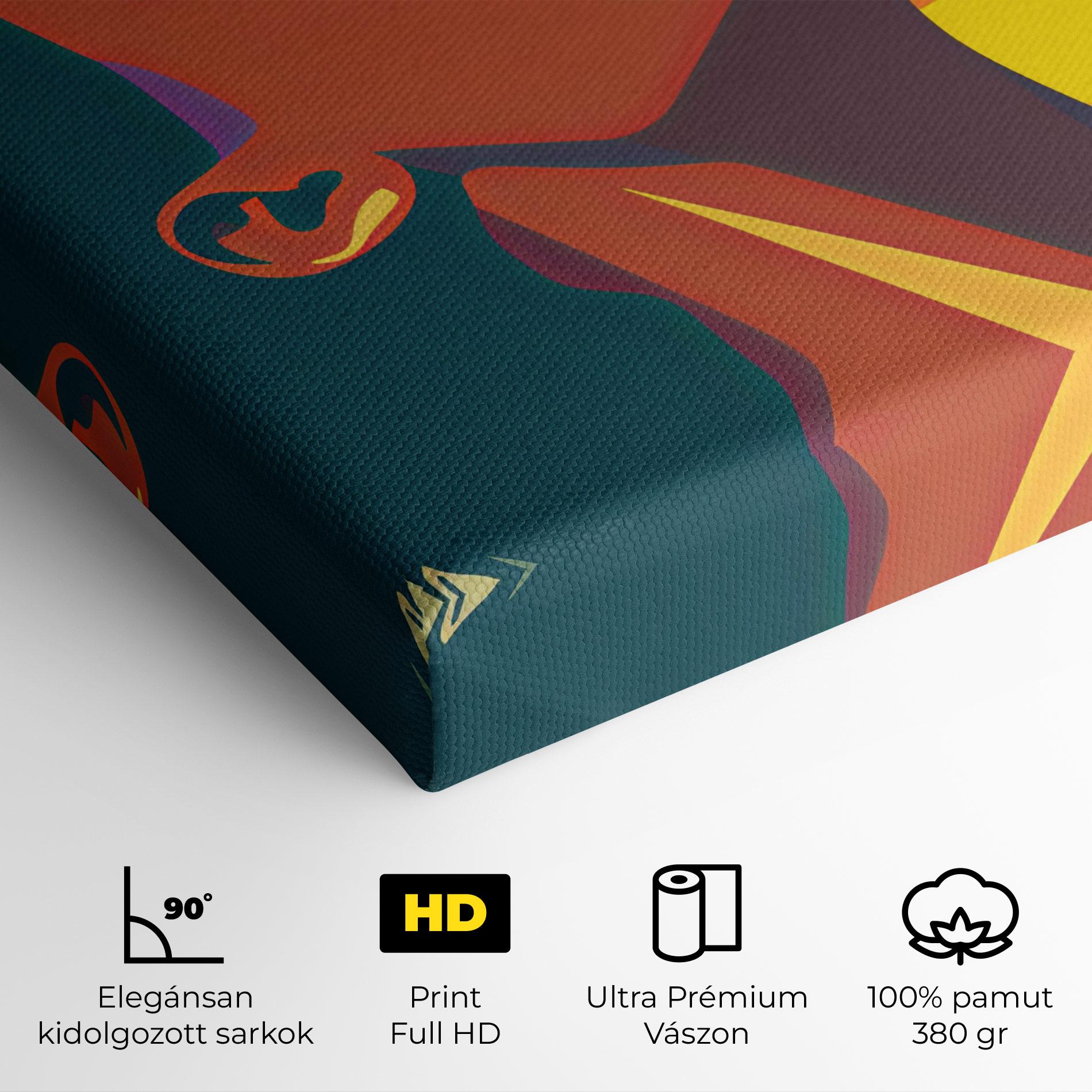 Vászonkép Pop Female Color mockup 4