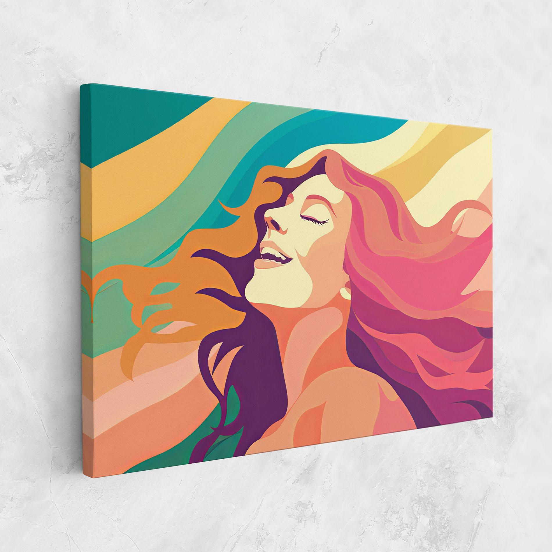 Vászonkép Pink Pop Hair mockup 1