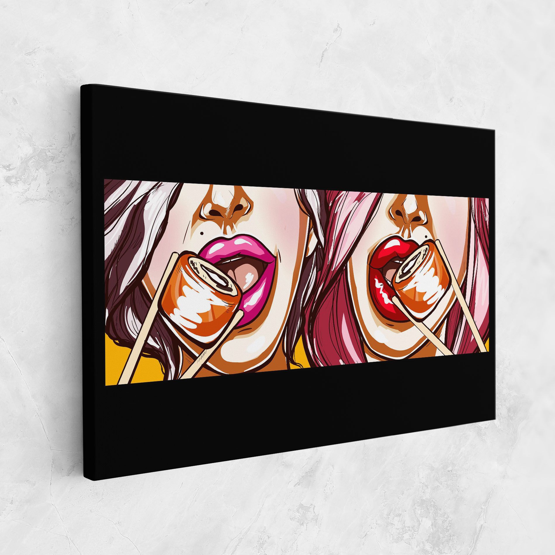 Pop Art Sushi mockup 1