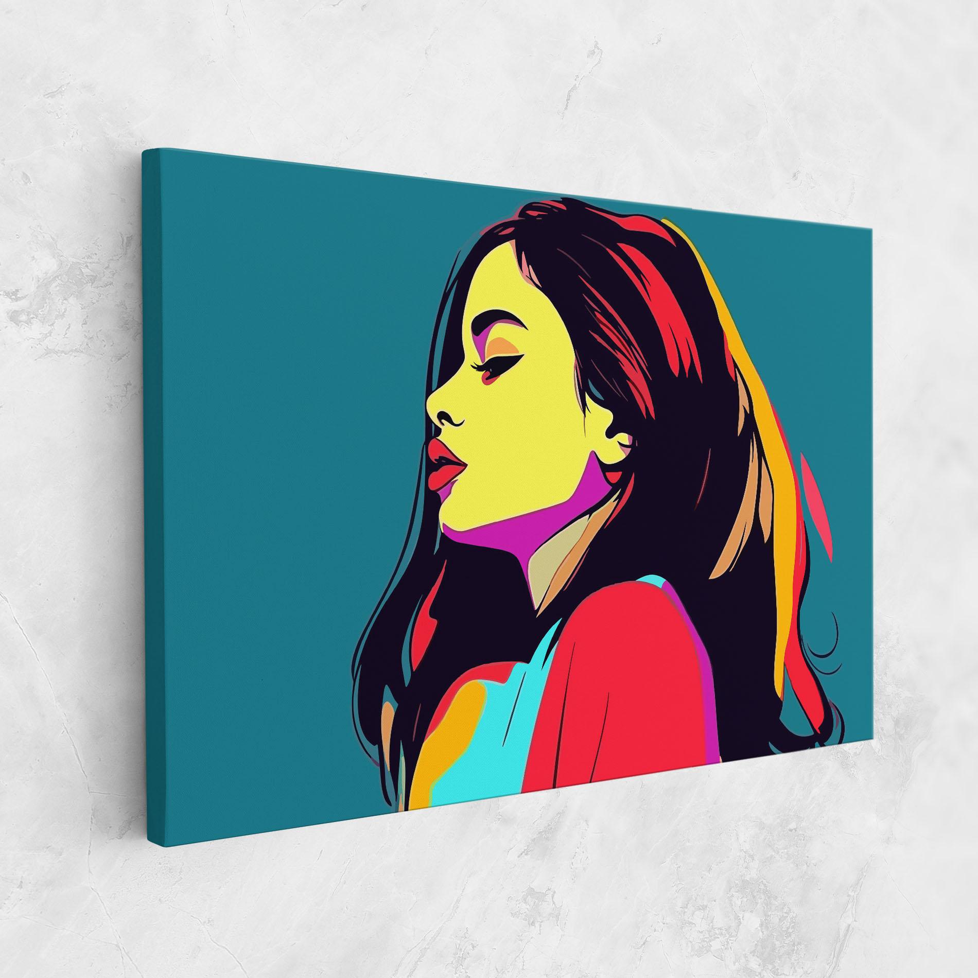Vászonkép Pop Art Woman mockup 1