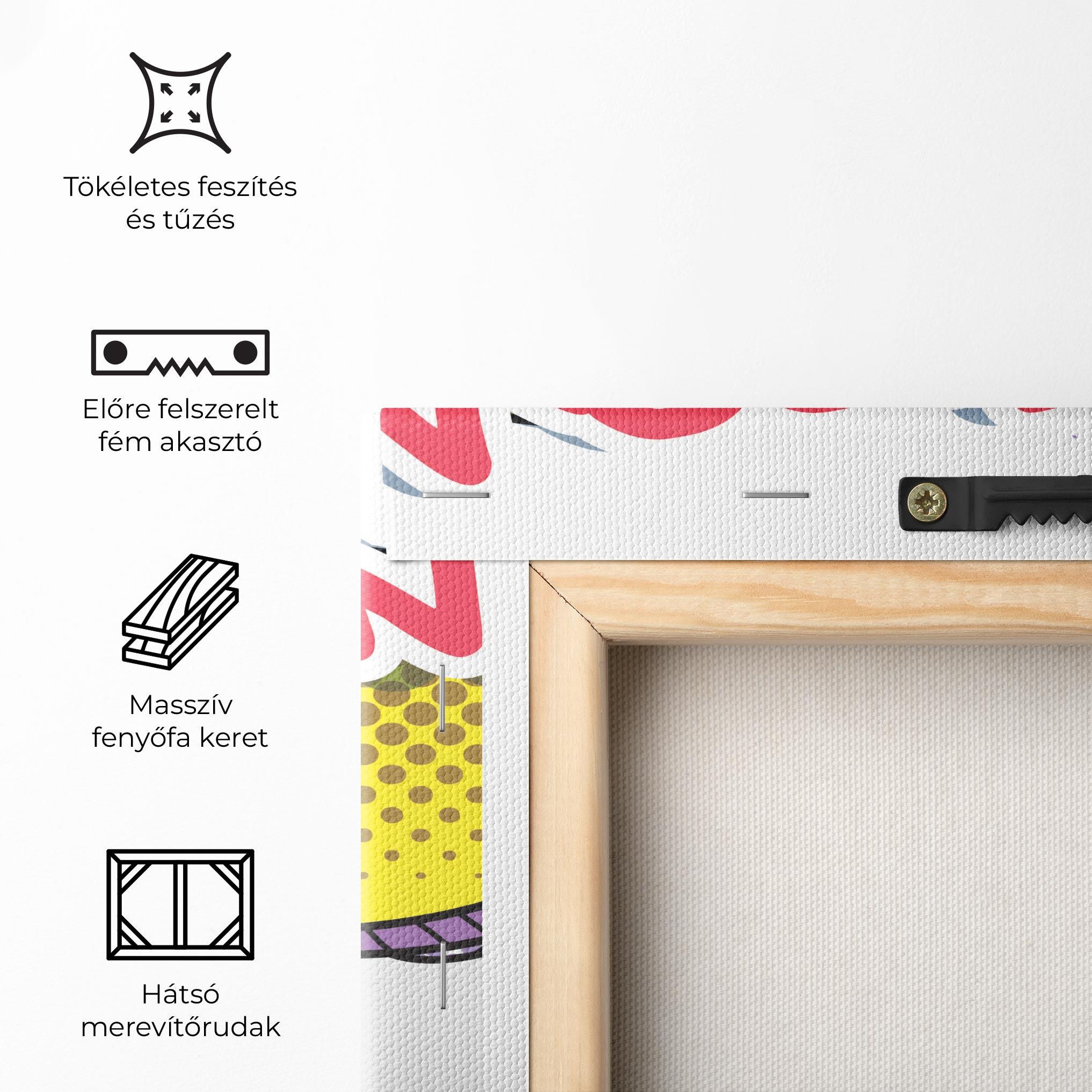 Vászonkép Boom Pop Art mockup 5