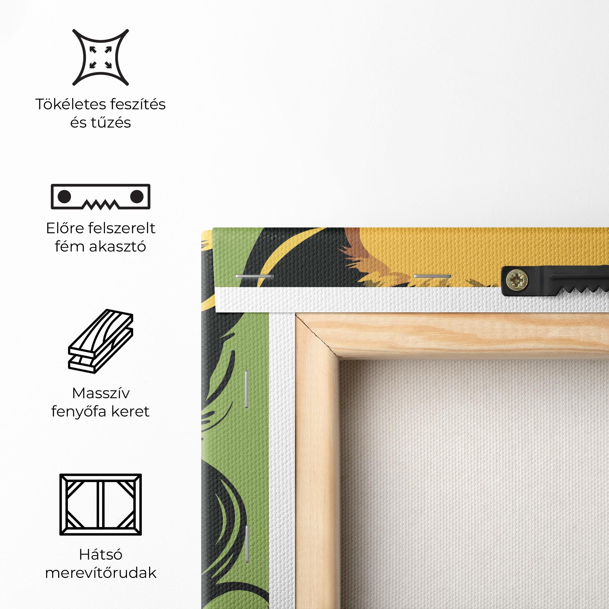 Vászonkép Green Light Pop Lady mockup 5