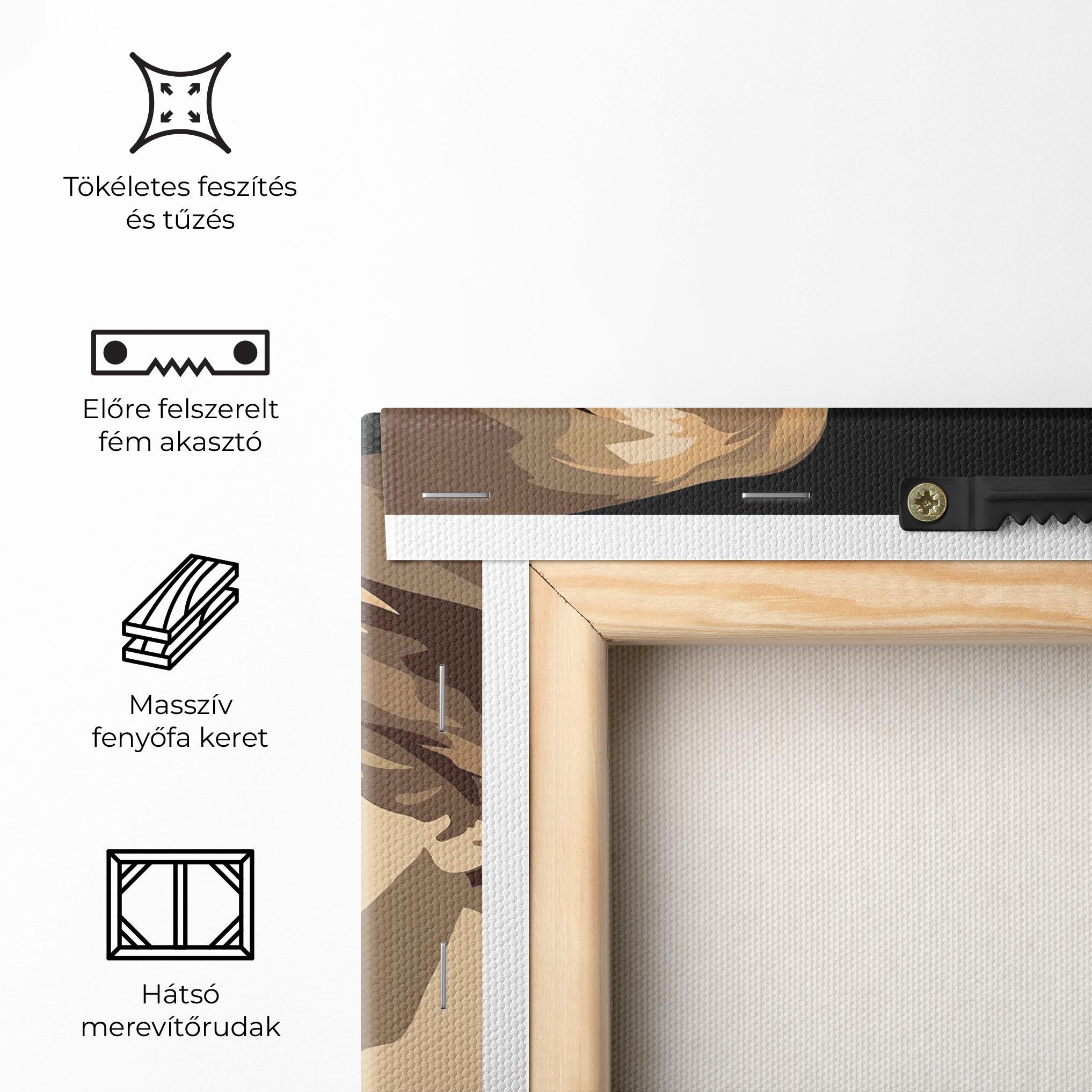 Vászonkép Orange Pop Girl mockup 5