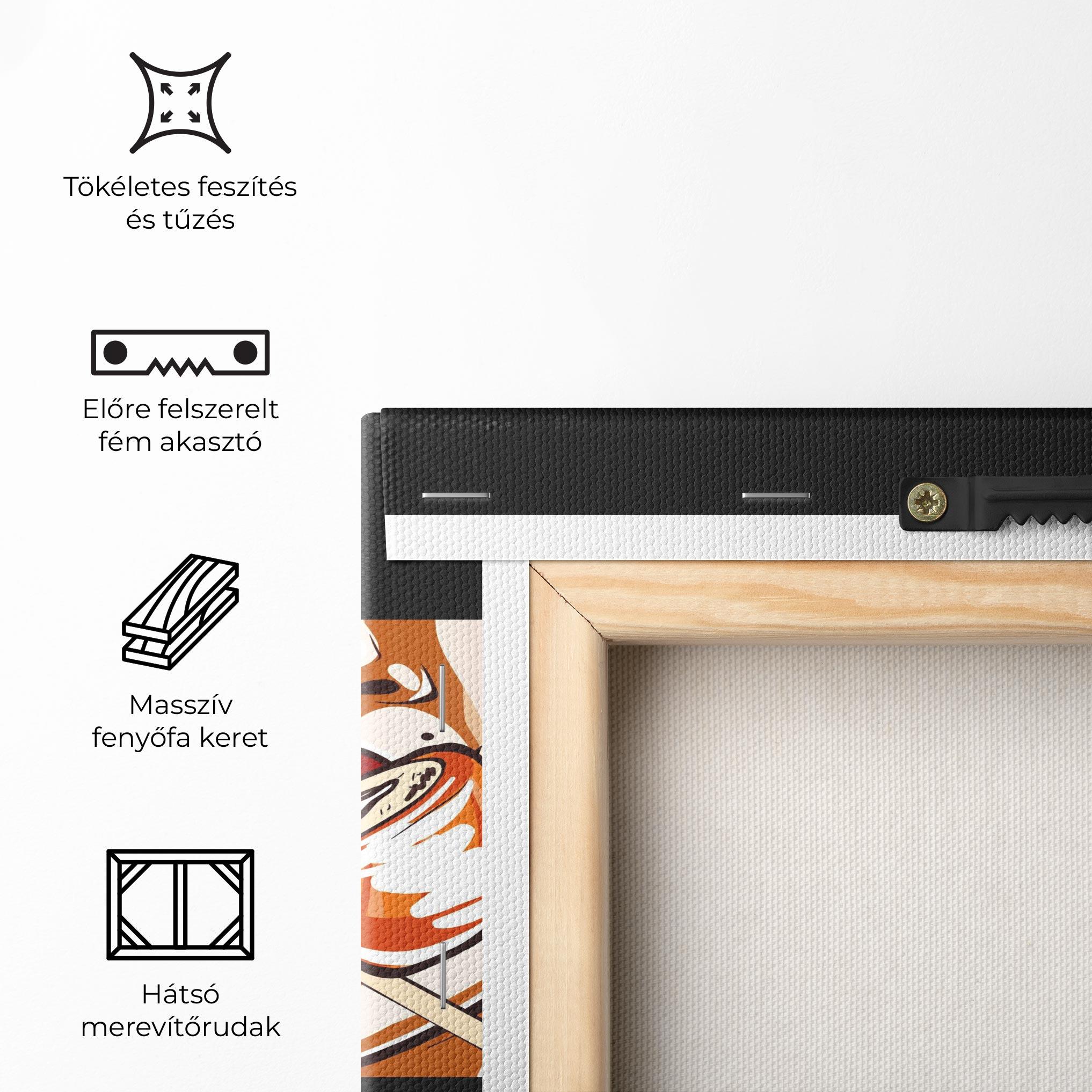 Vászonkép Pop Art Sushi mockup 5