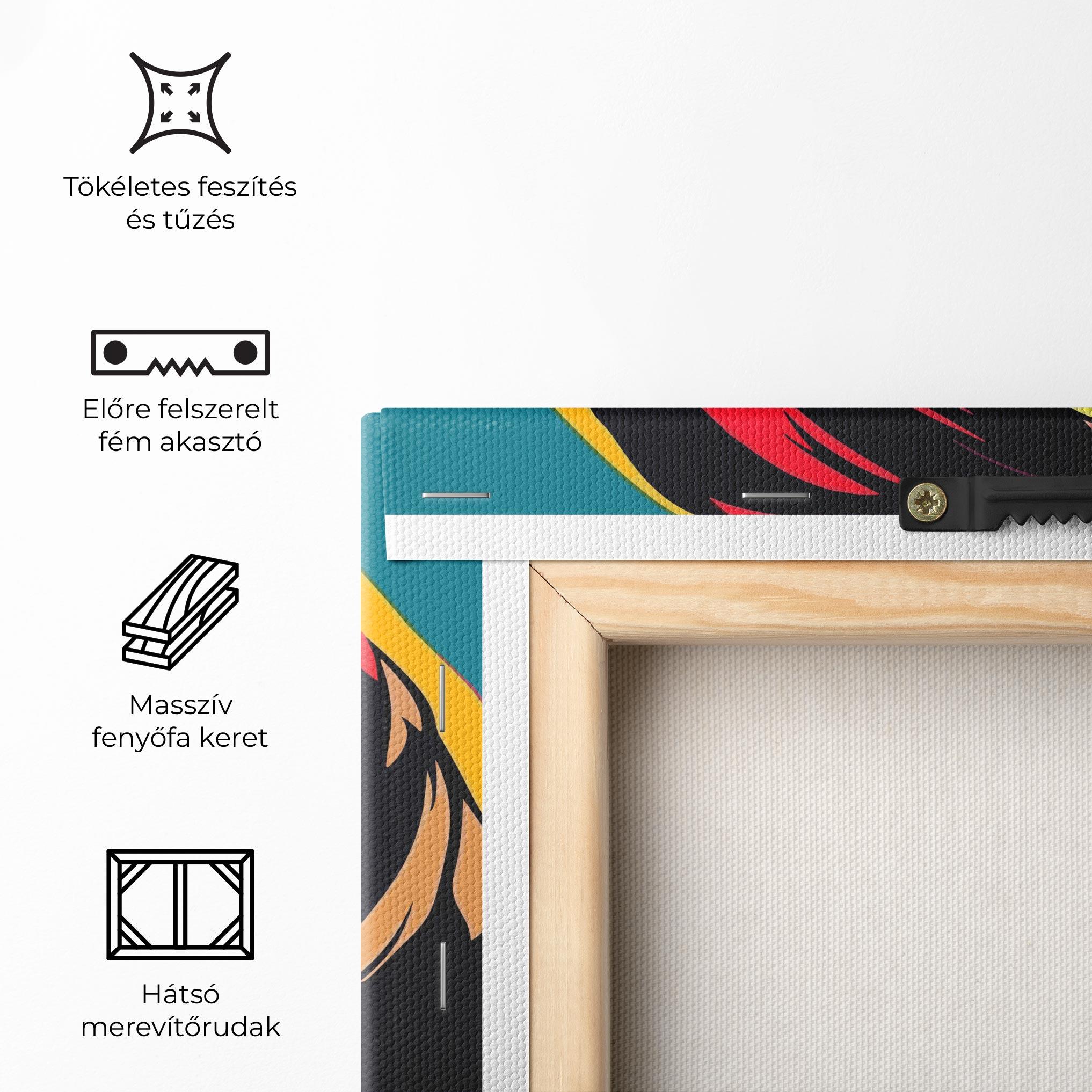 Vászonkép Pop Art Woman mockup 5