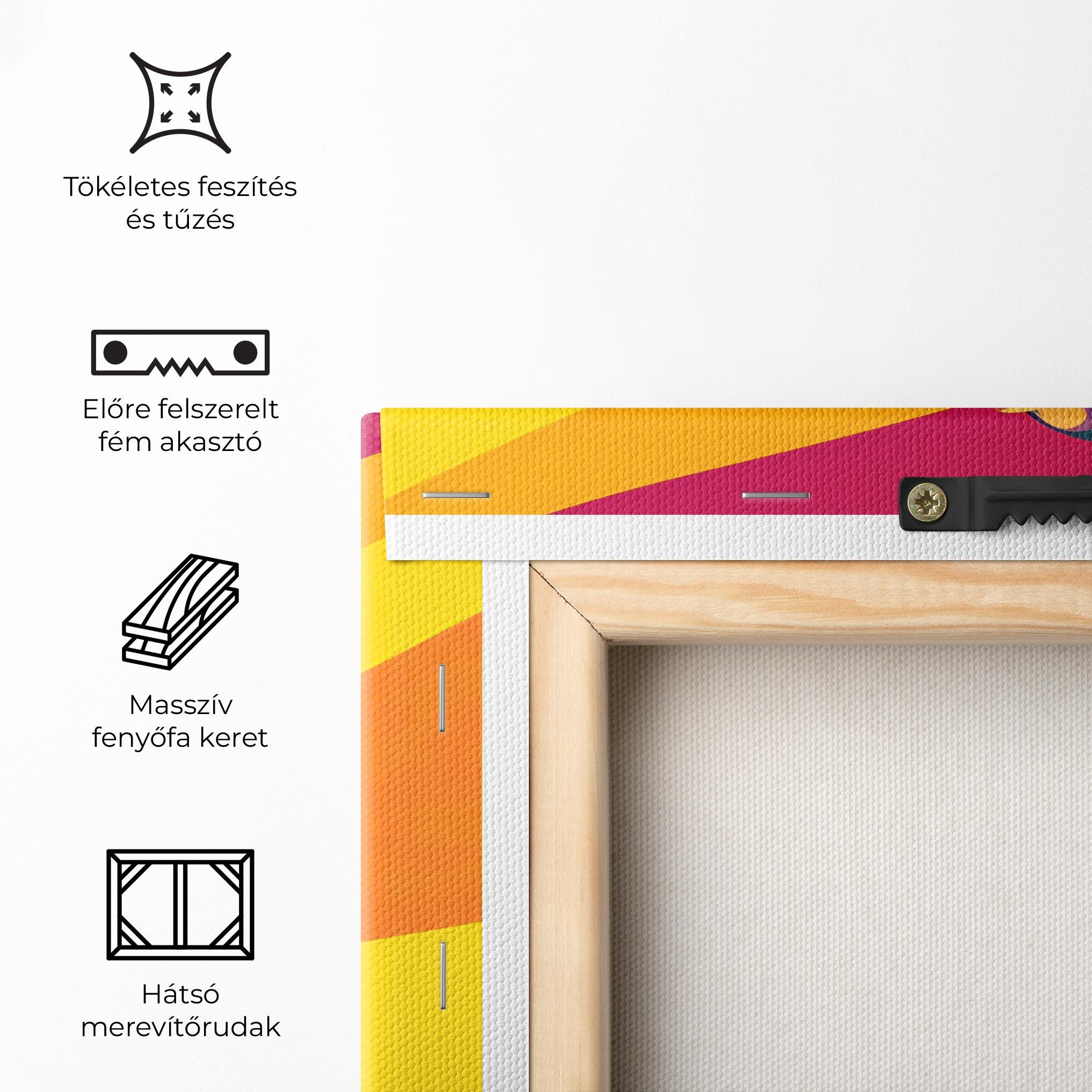 Vászonkép Pop Female Color mockup 5