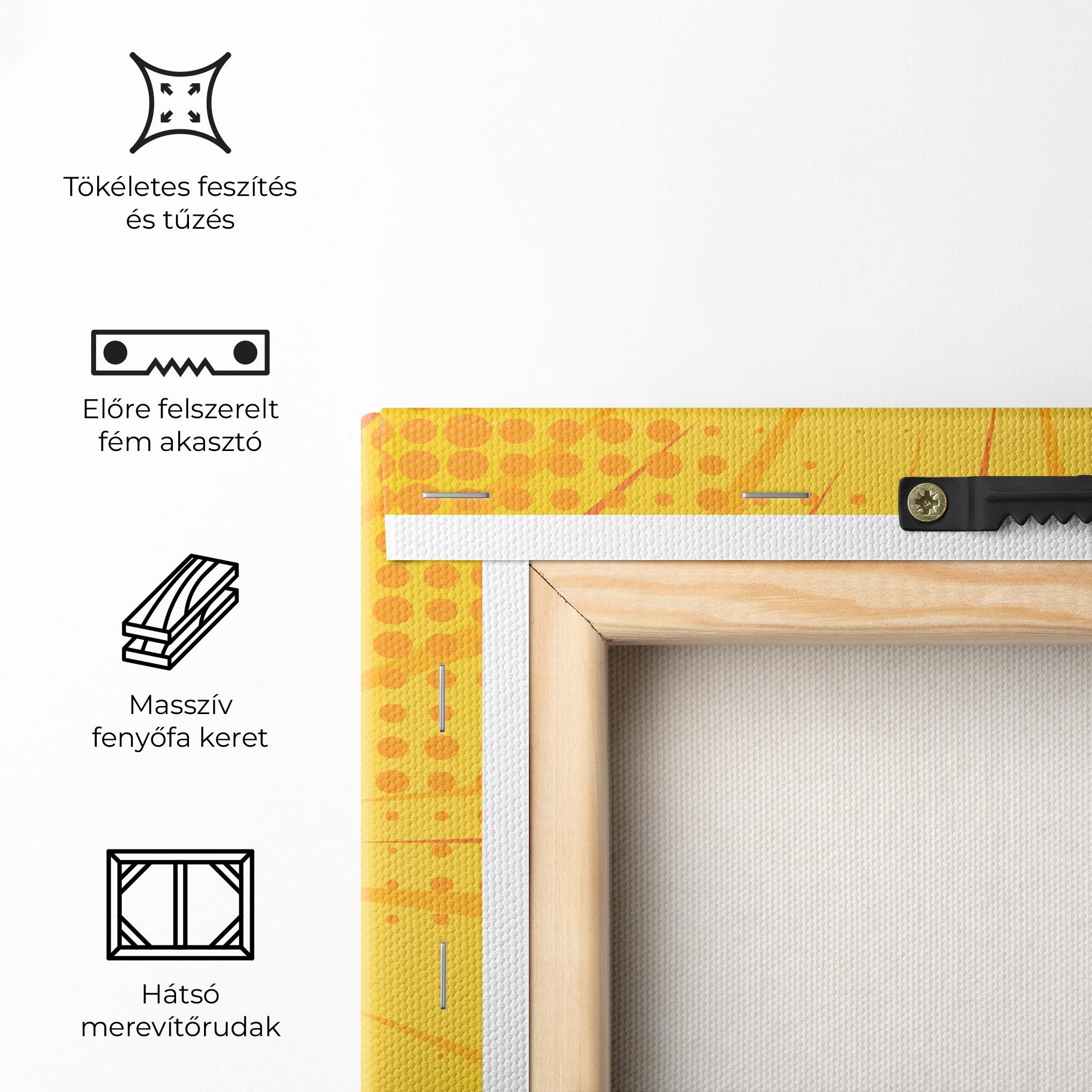 Vászonkép Surprised Blonde Lady mockup 5