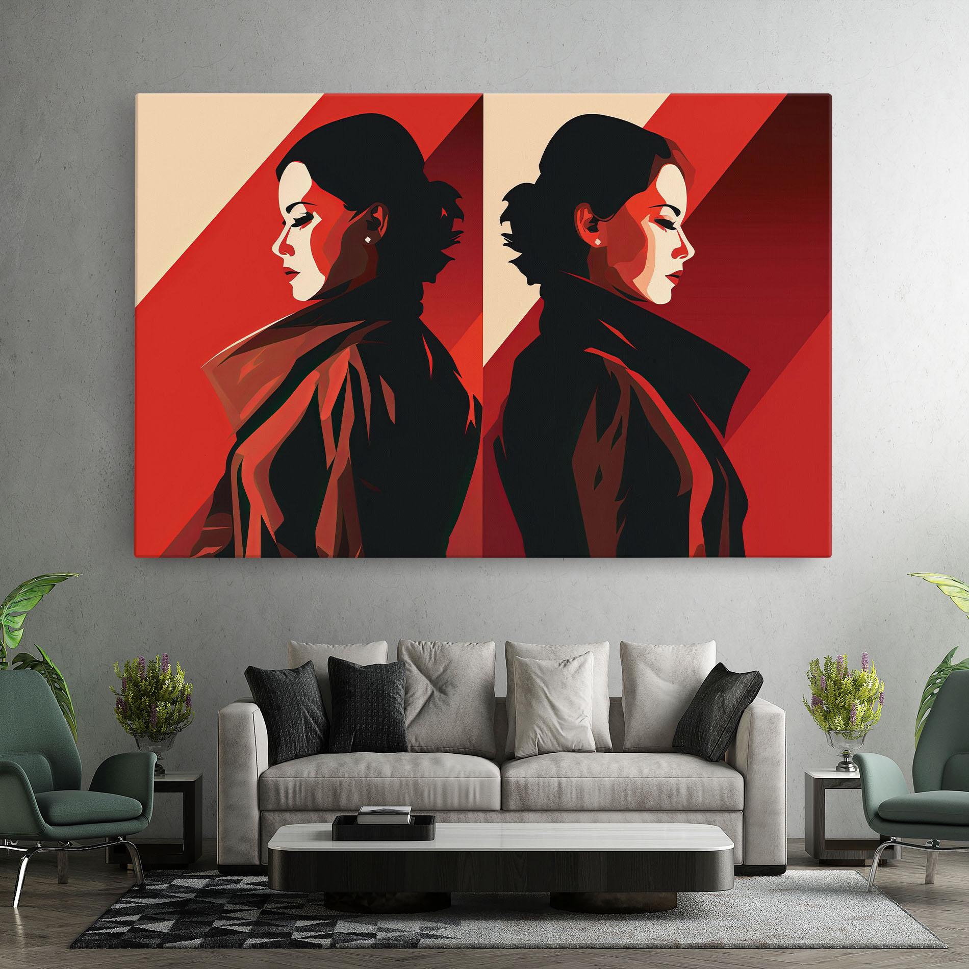 Vászonkép Pop Outfit Lady mockup 7