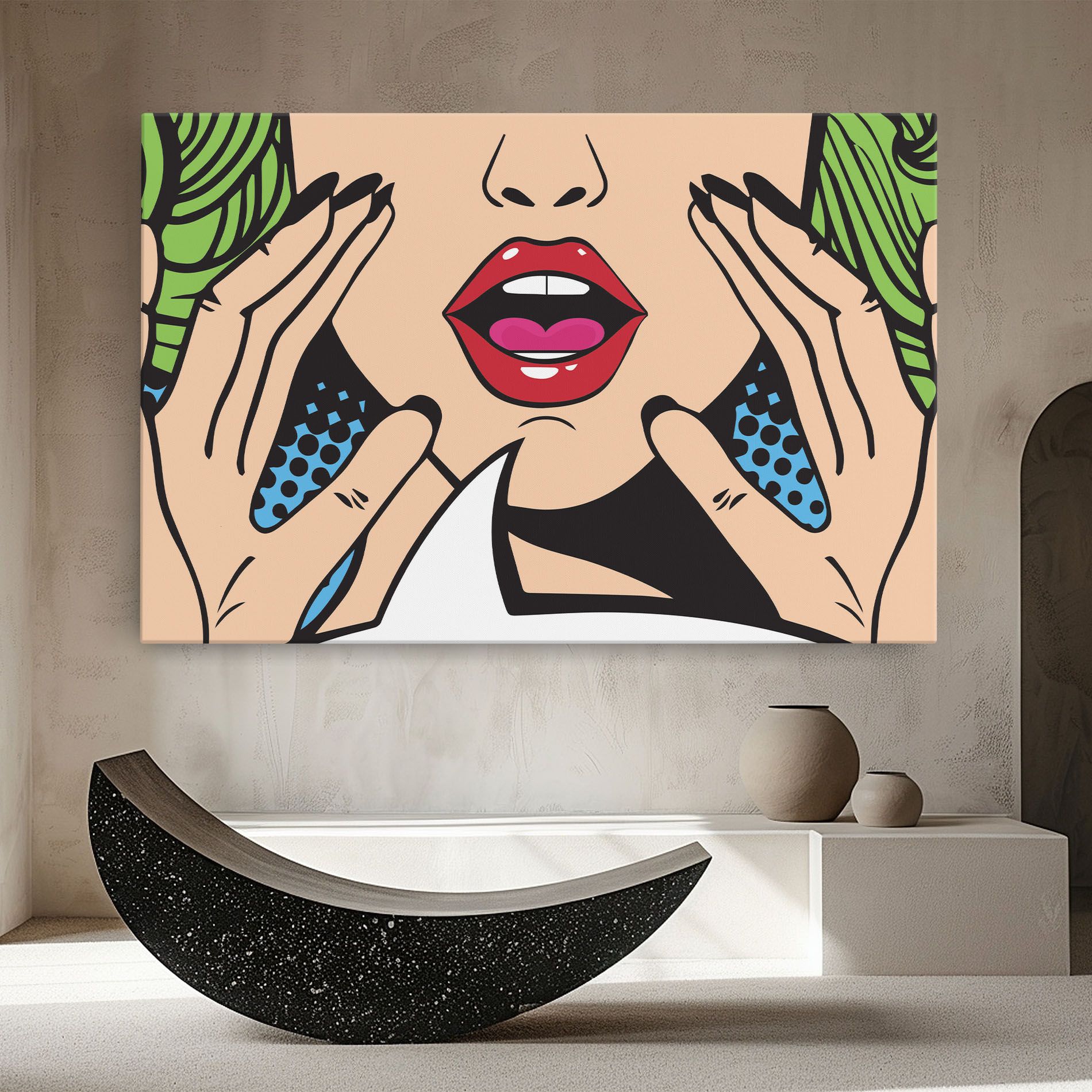 Speaking Pop Art mockup 8