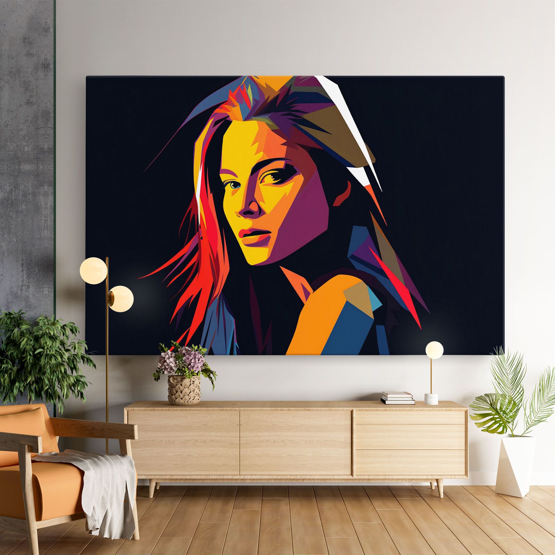 Orange Pop Light mockup 9