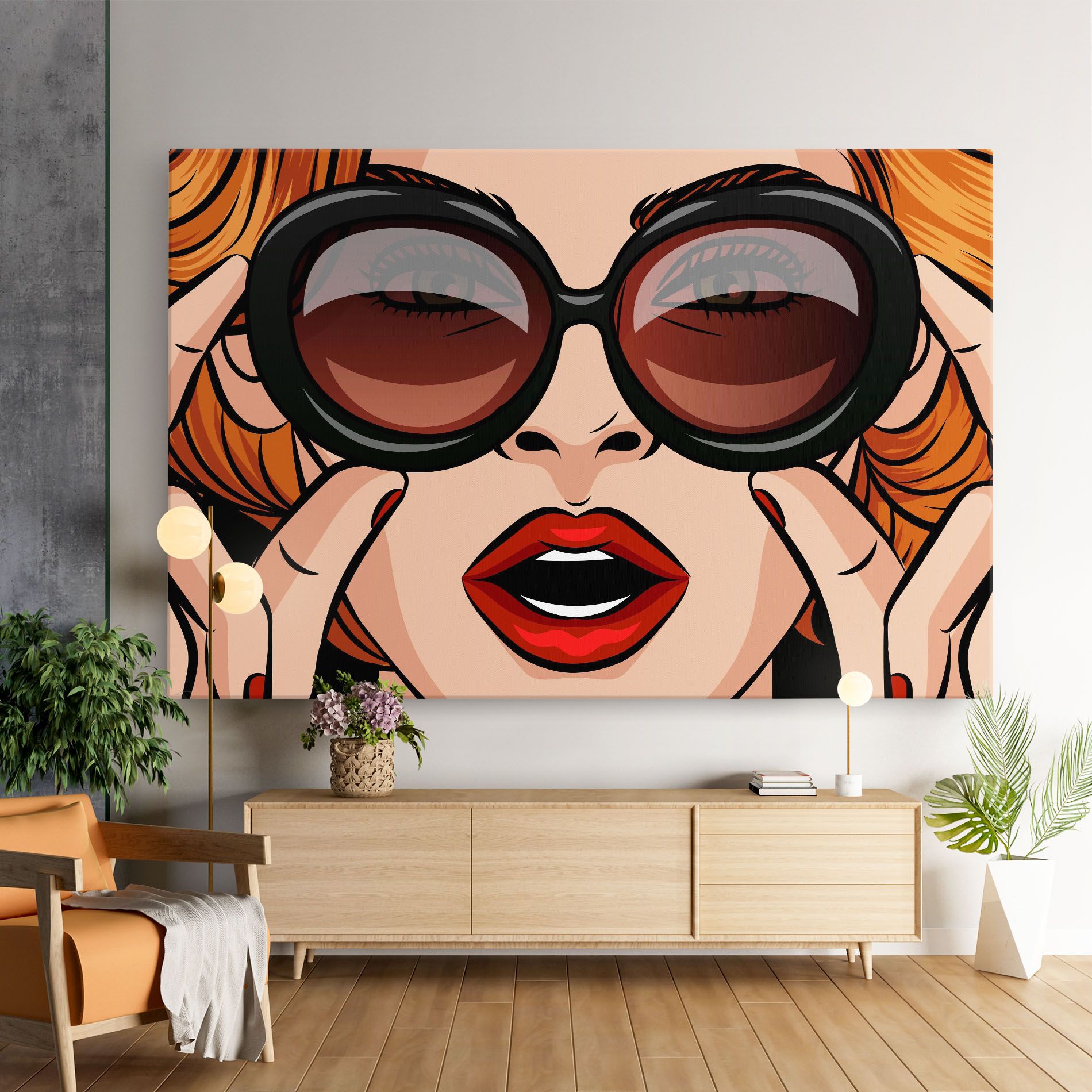 Pop Glasses Woman mockup 9