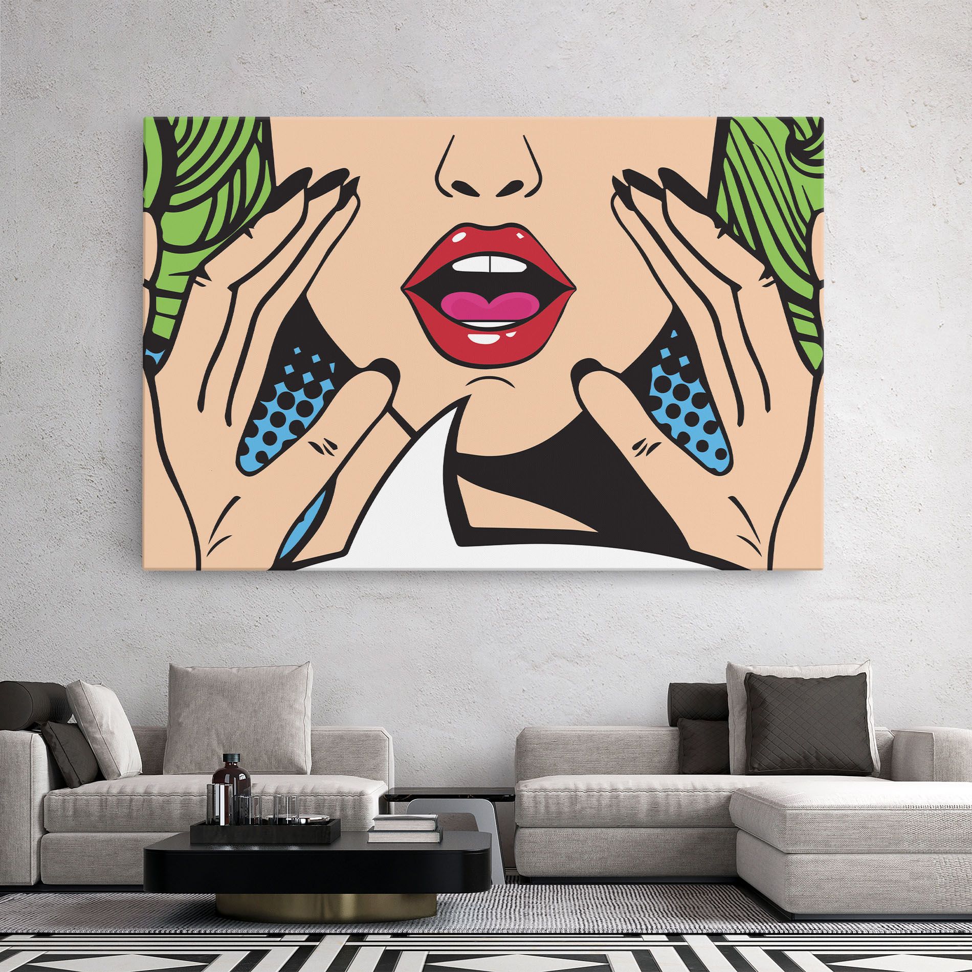 Speaking Pop Art mockup 2