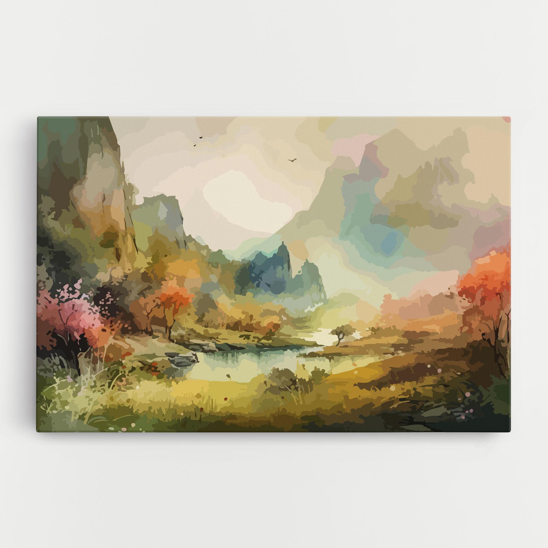 Vászonkép Nature Painting mockup 0