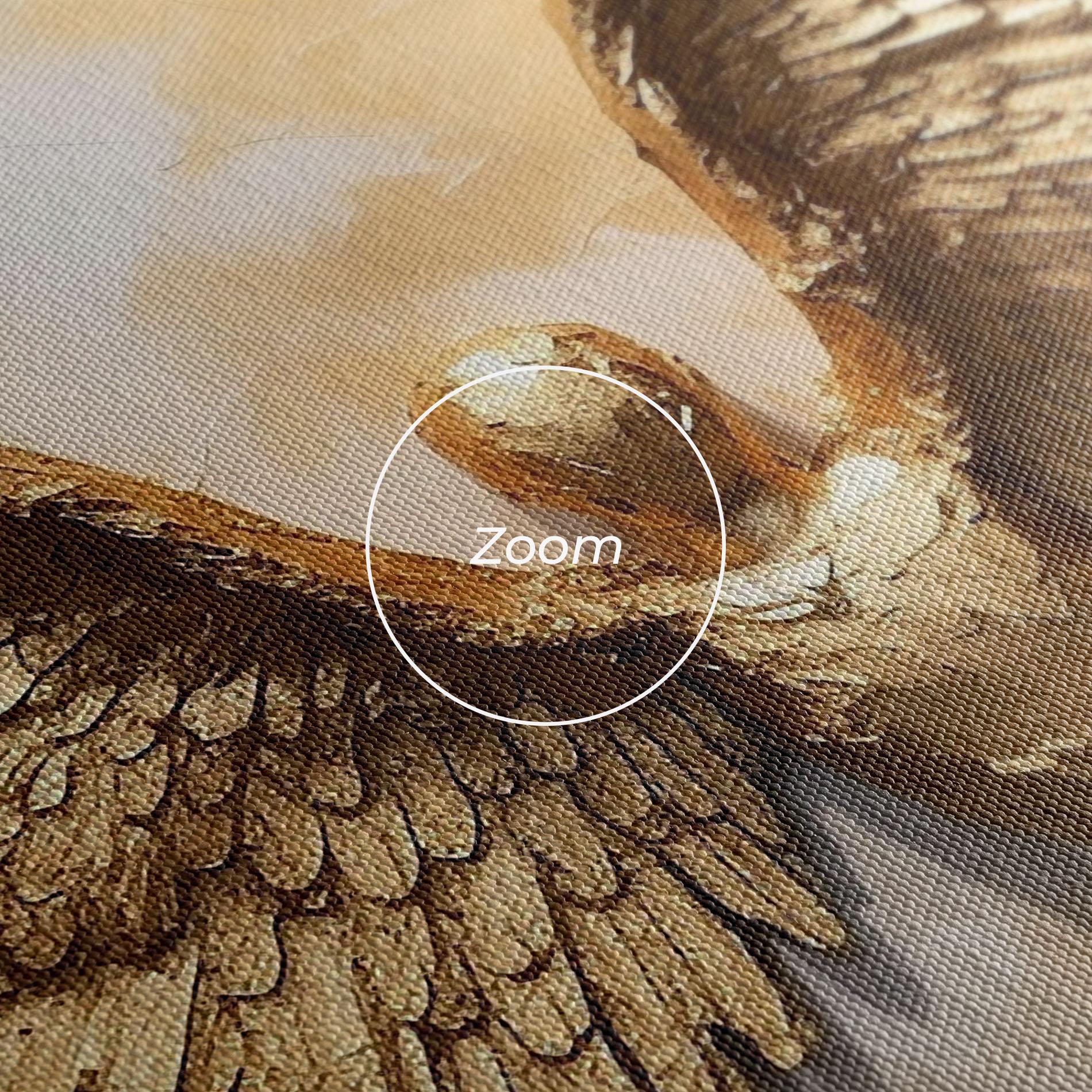Vászonkép Beautiful Gold Wings mockup 3