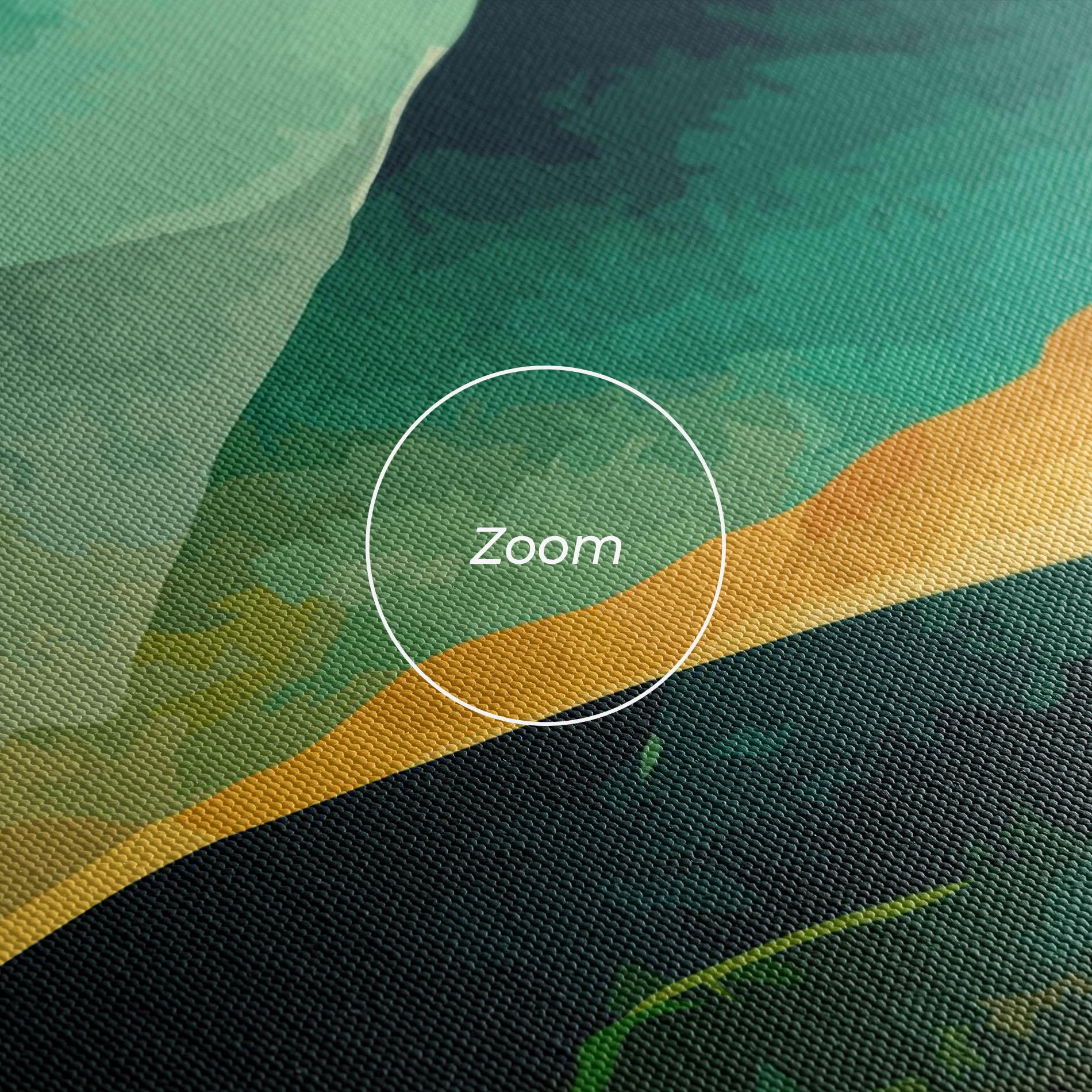 Vászonkép Green Art Mountain mockup 3