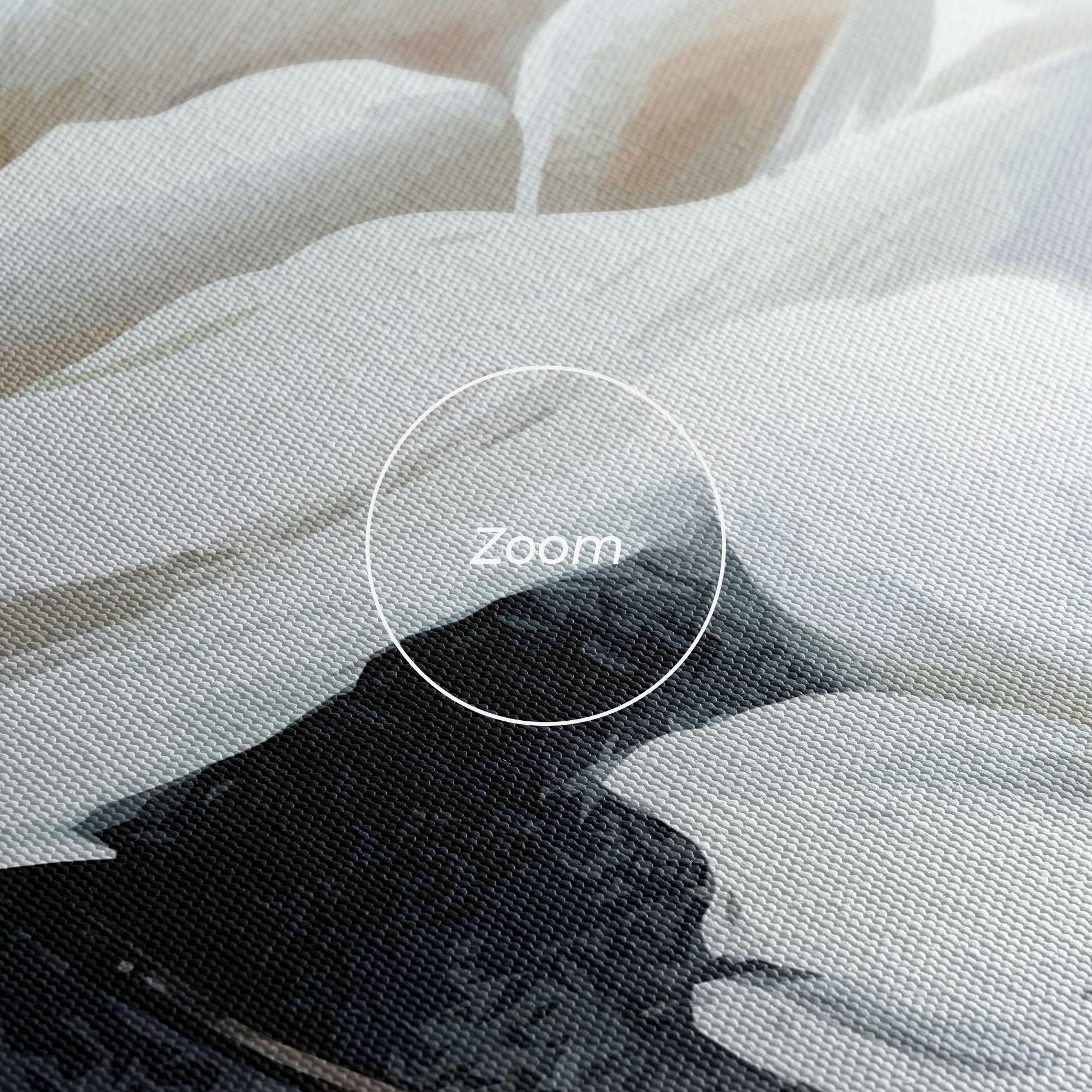 Vászonkép Paint Texture Flower mockup 3