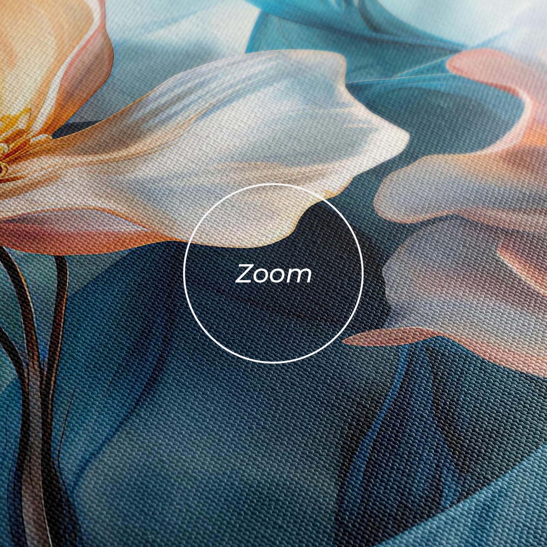 Vászonkép Pink Flowers Floating mockup 3