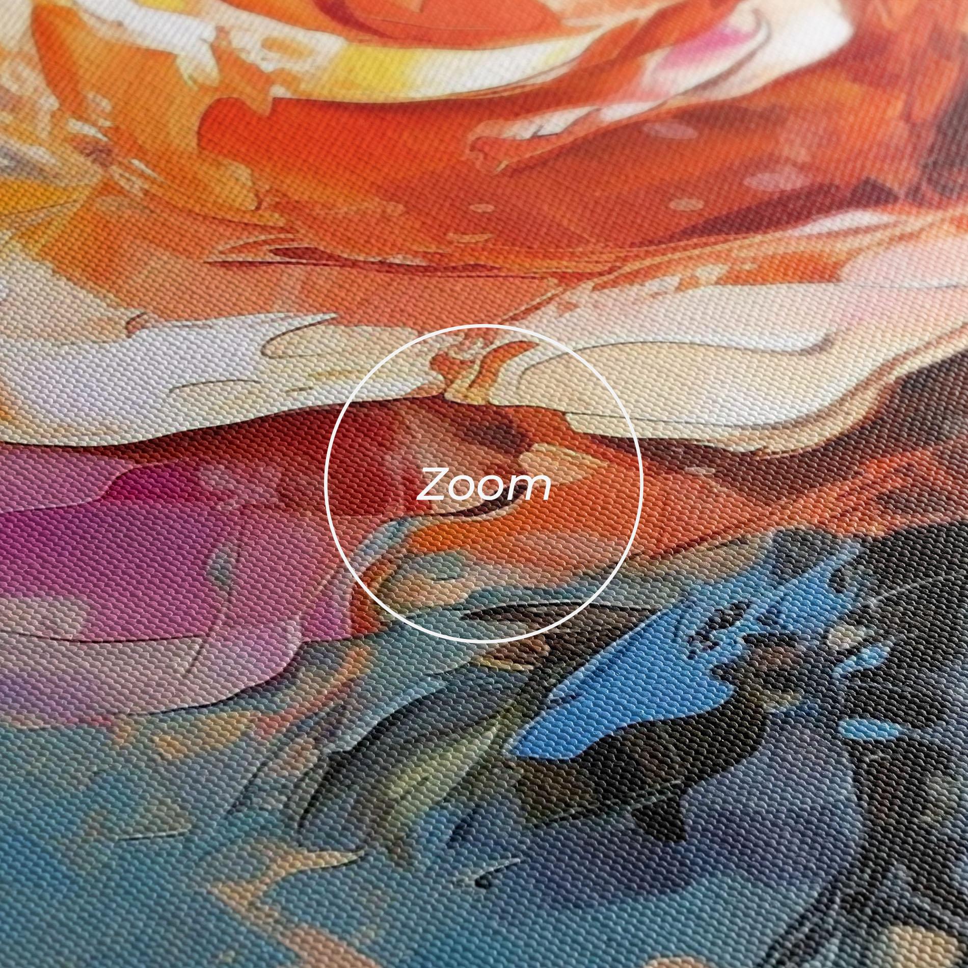 Vászonkép Pretty Pink Rose Art mockup 3