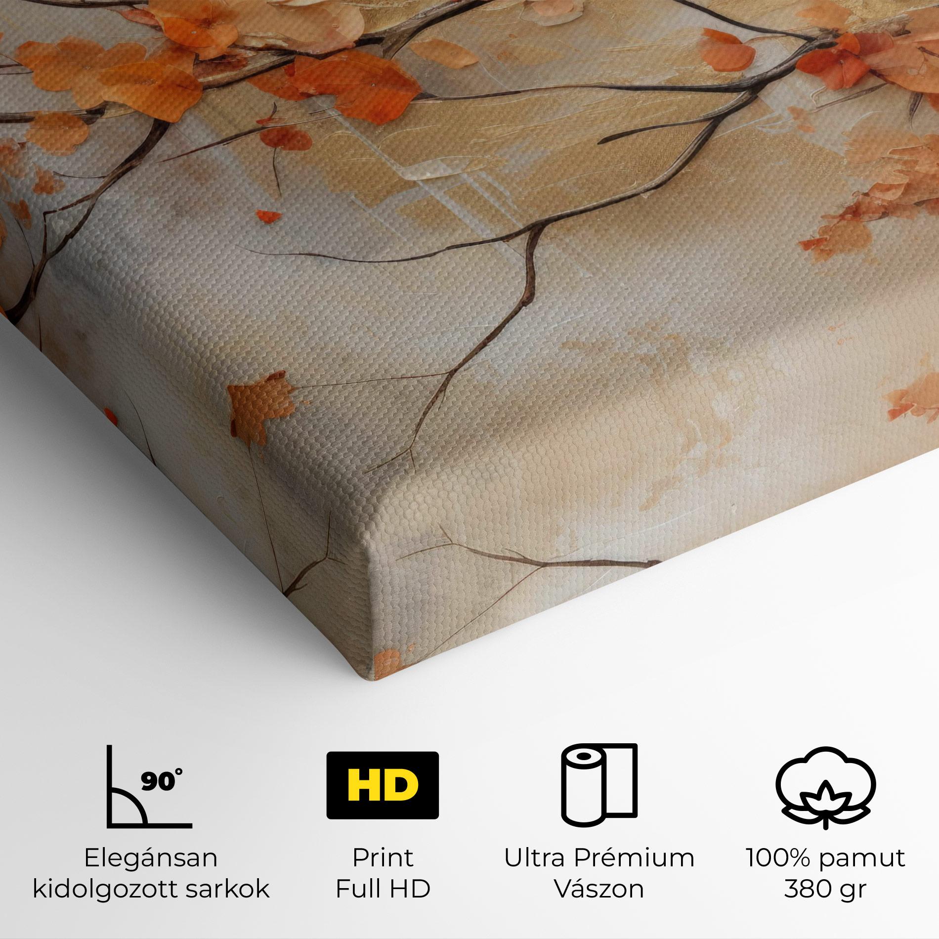 Vászonkép Autumn Nature Art mockup 4
