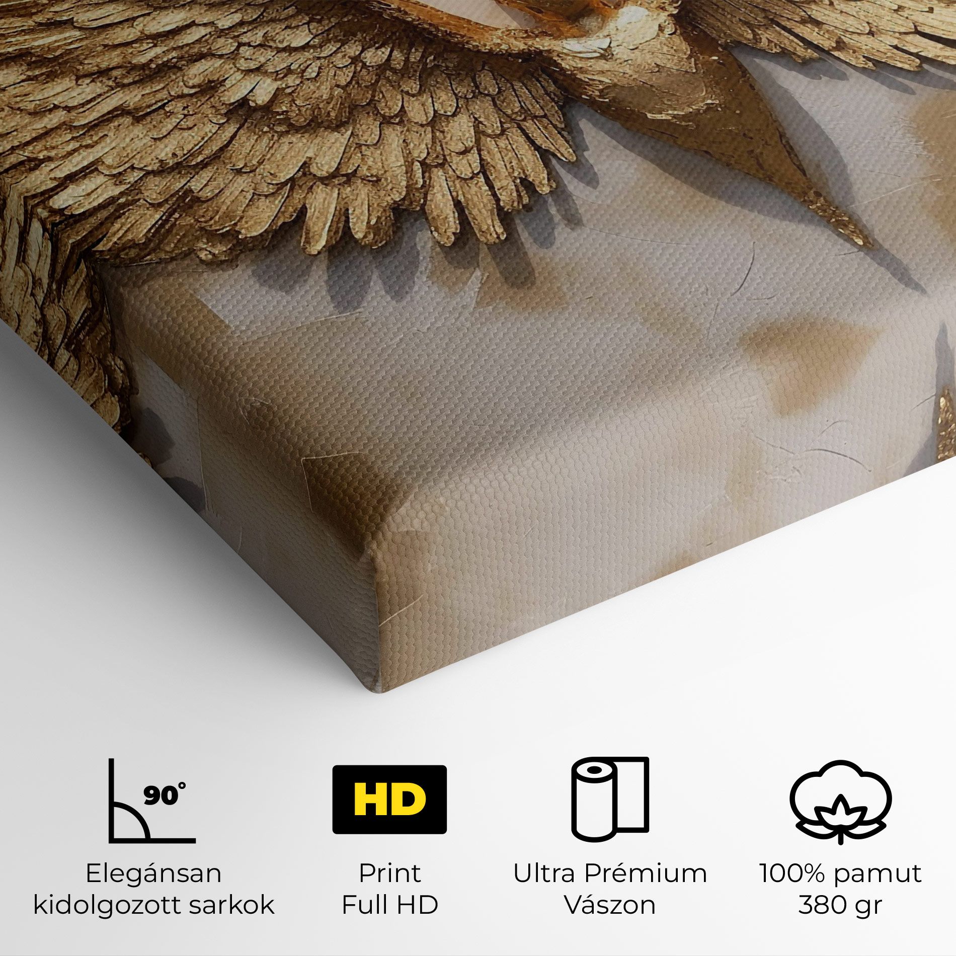 Beautiful Gold Wings mockup 4