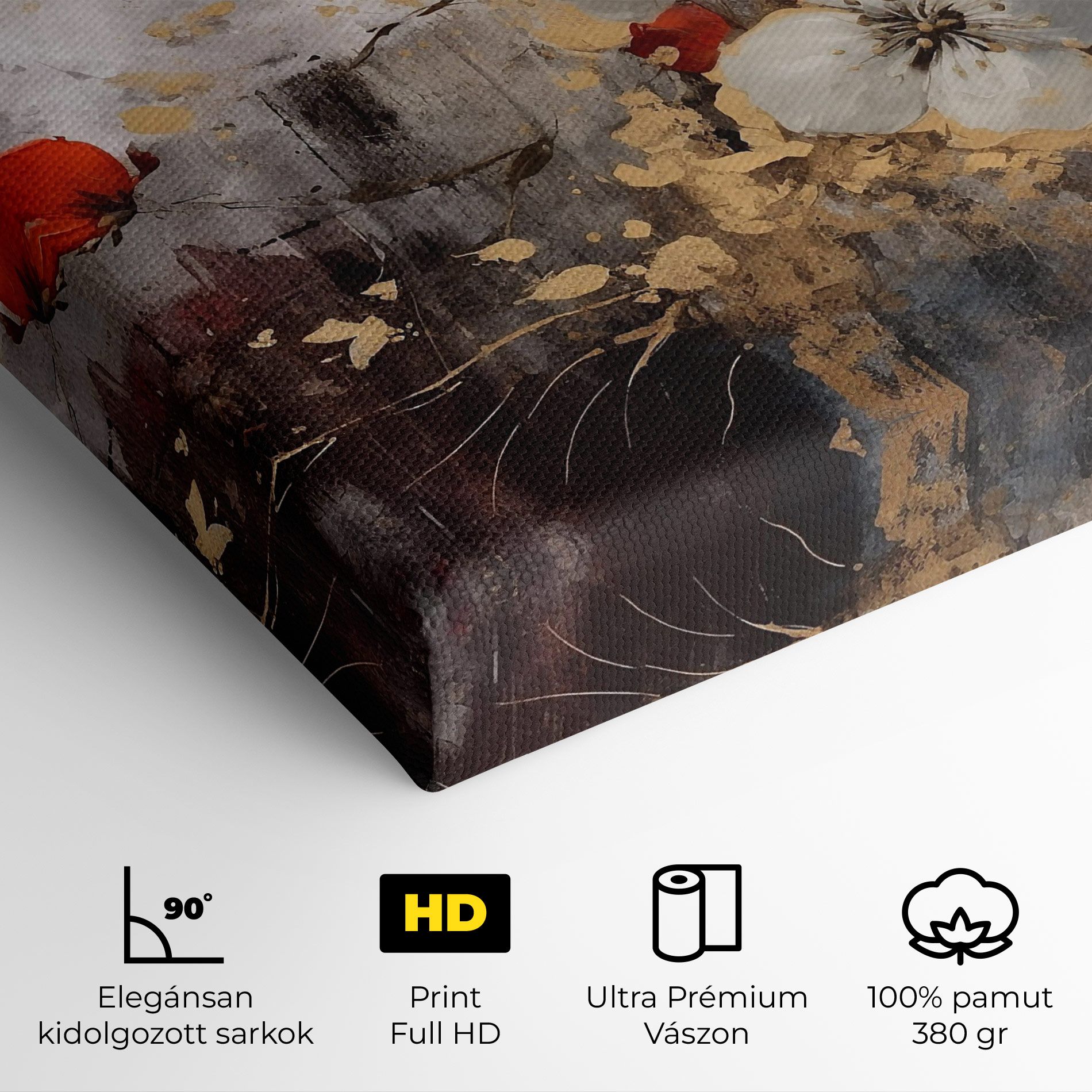 Red Poppy Painting mockup 4