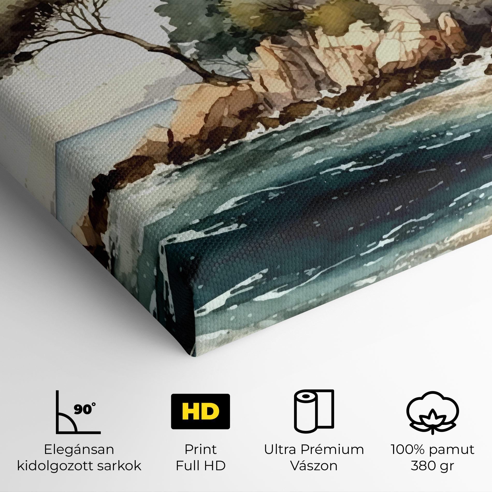 Vászonkép Stunning Painting mockup 4