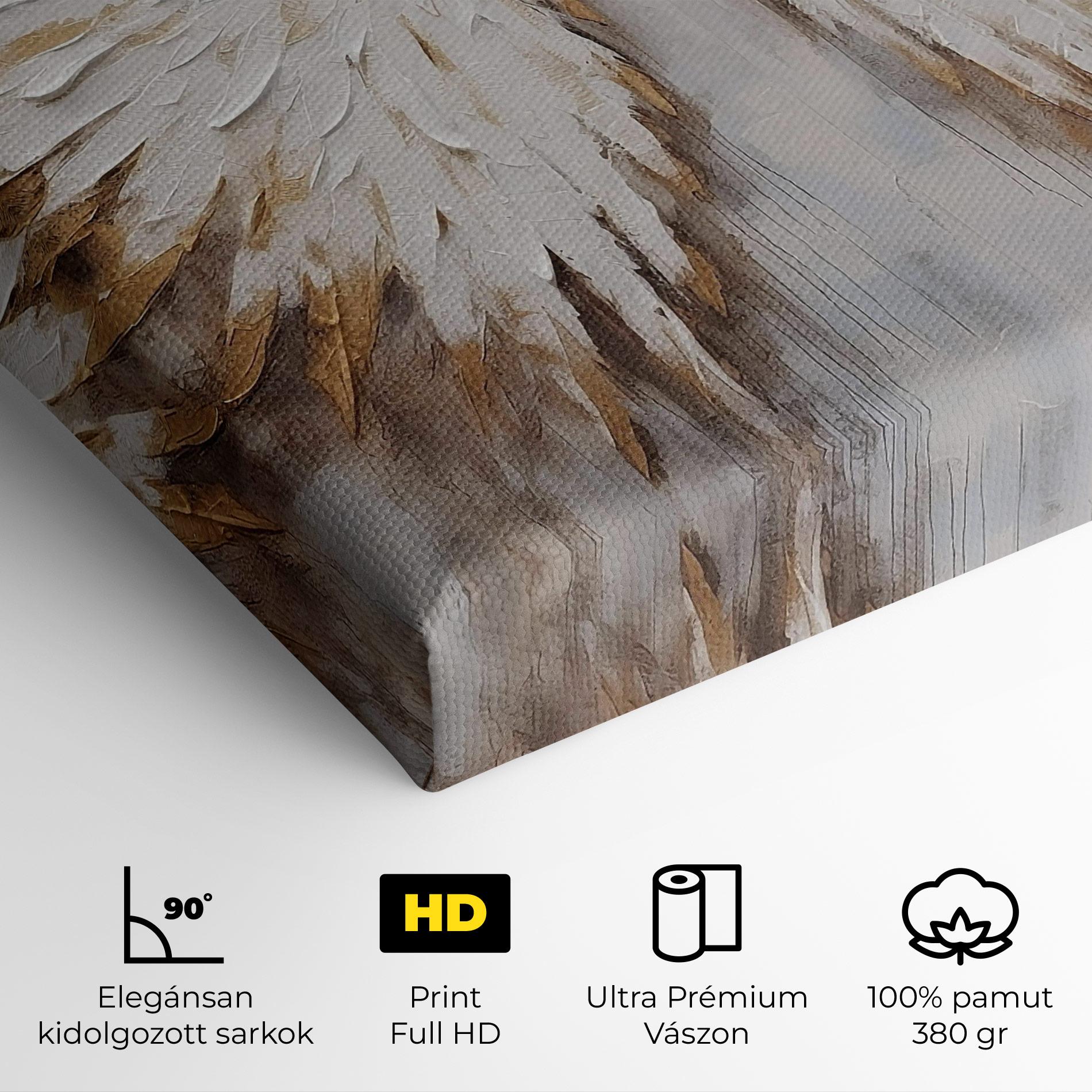 Vászonkép White Angel Wings mockup 4