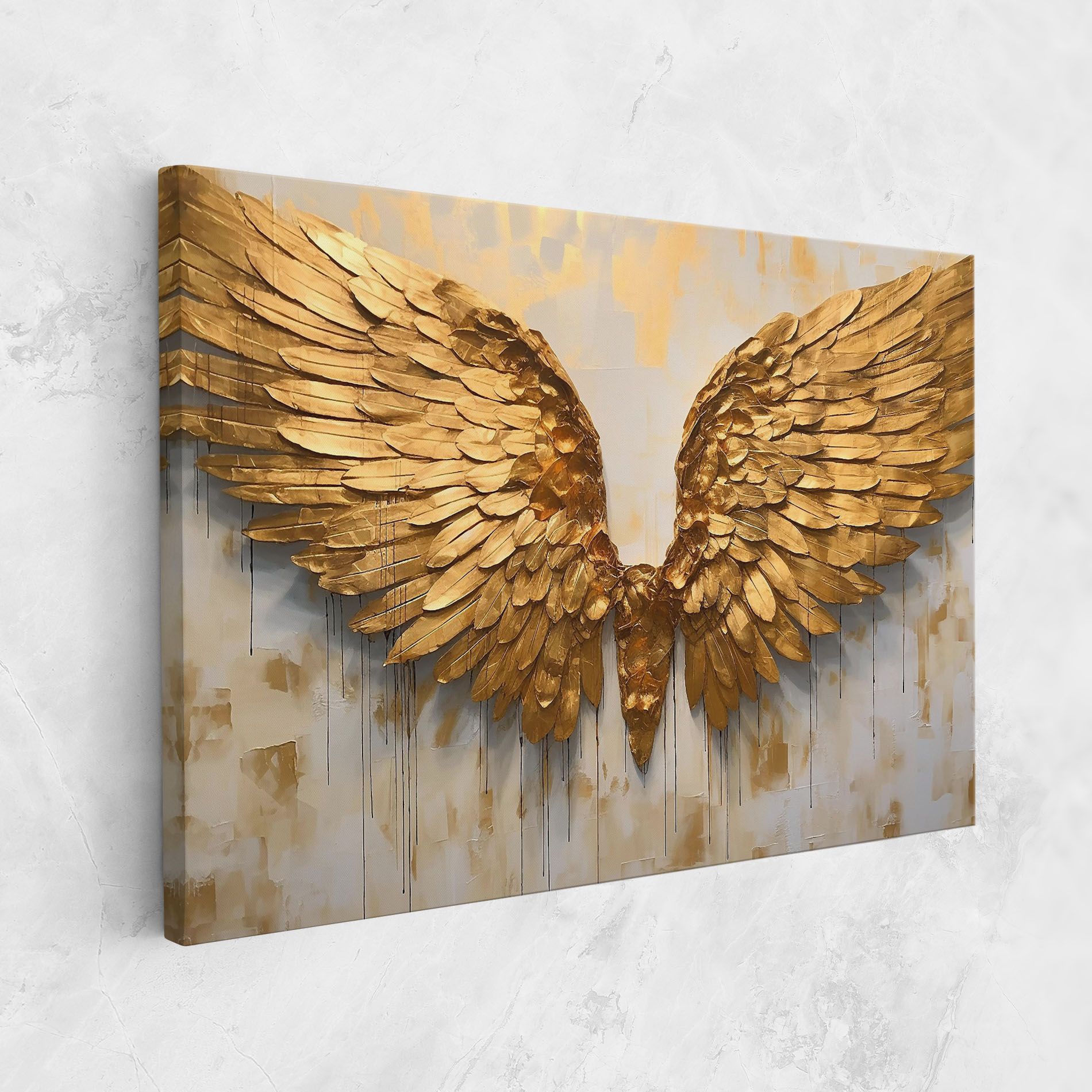 Golden Wings Art mockup 1
