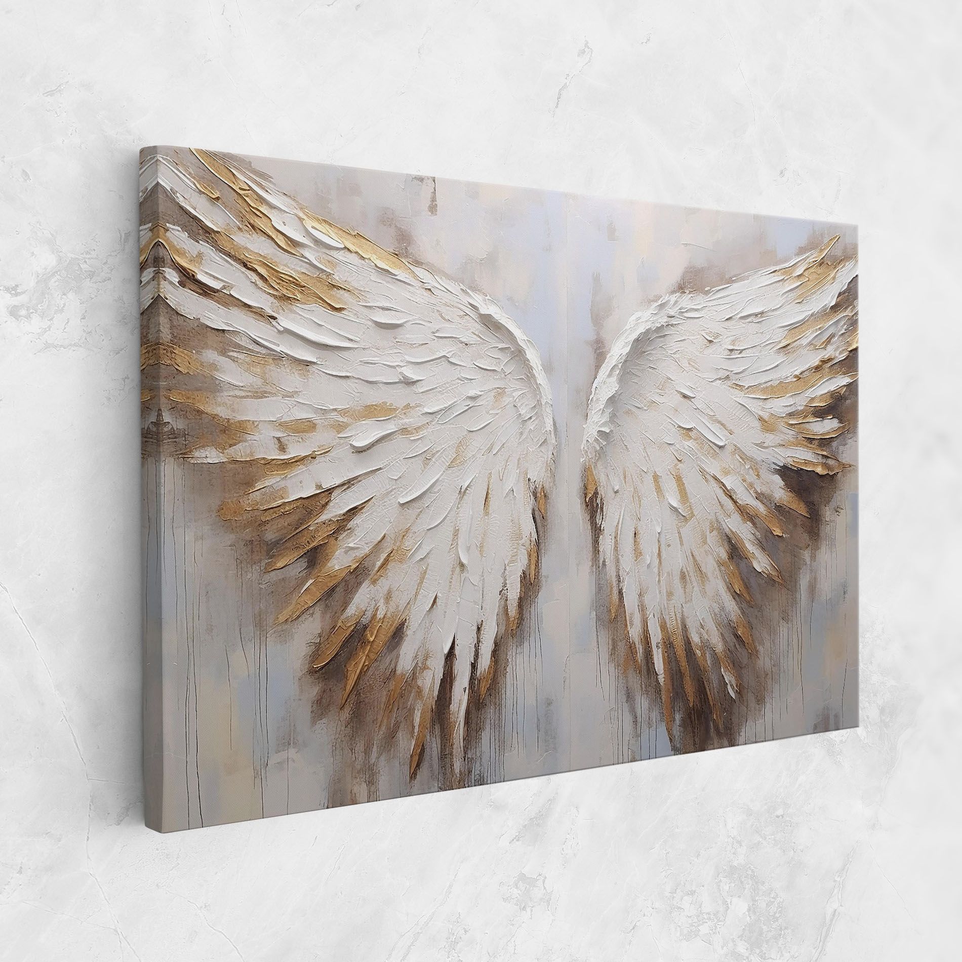White Angel Wings mockup 1