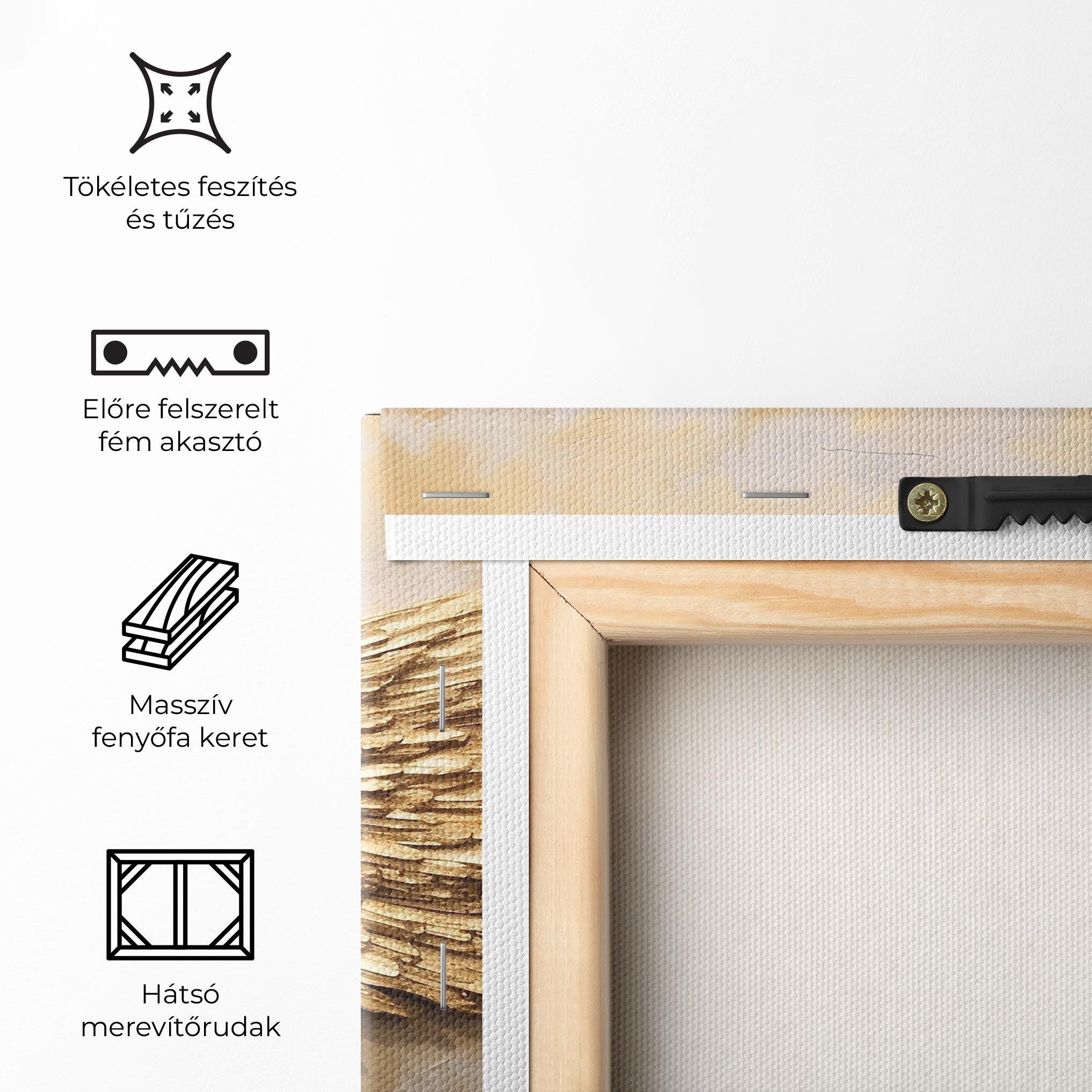 Vászonkép Beautiful Gold Wings mockup 5