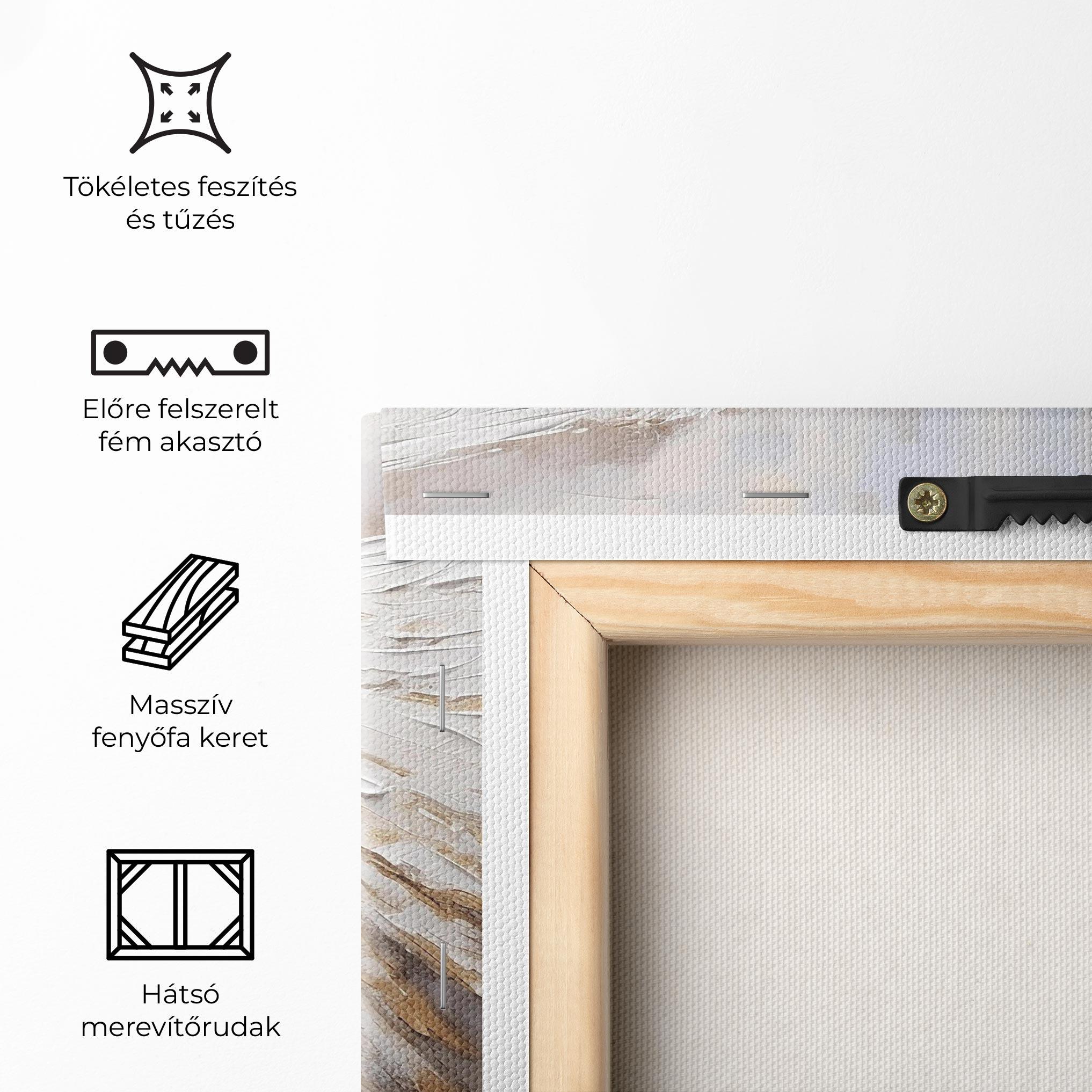 Vászonkép White Angel Wings mockup 5