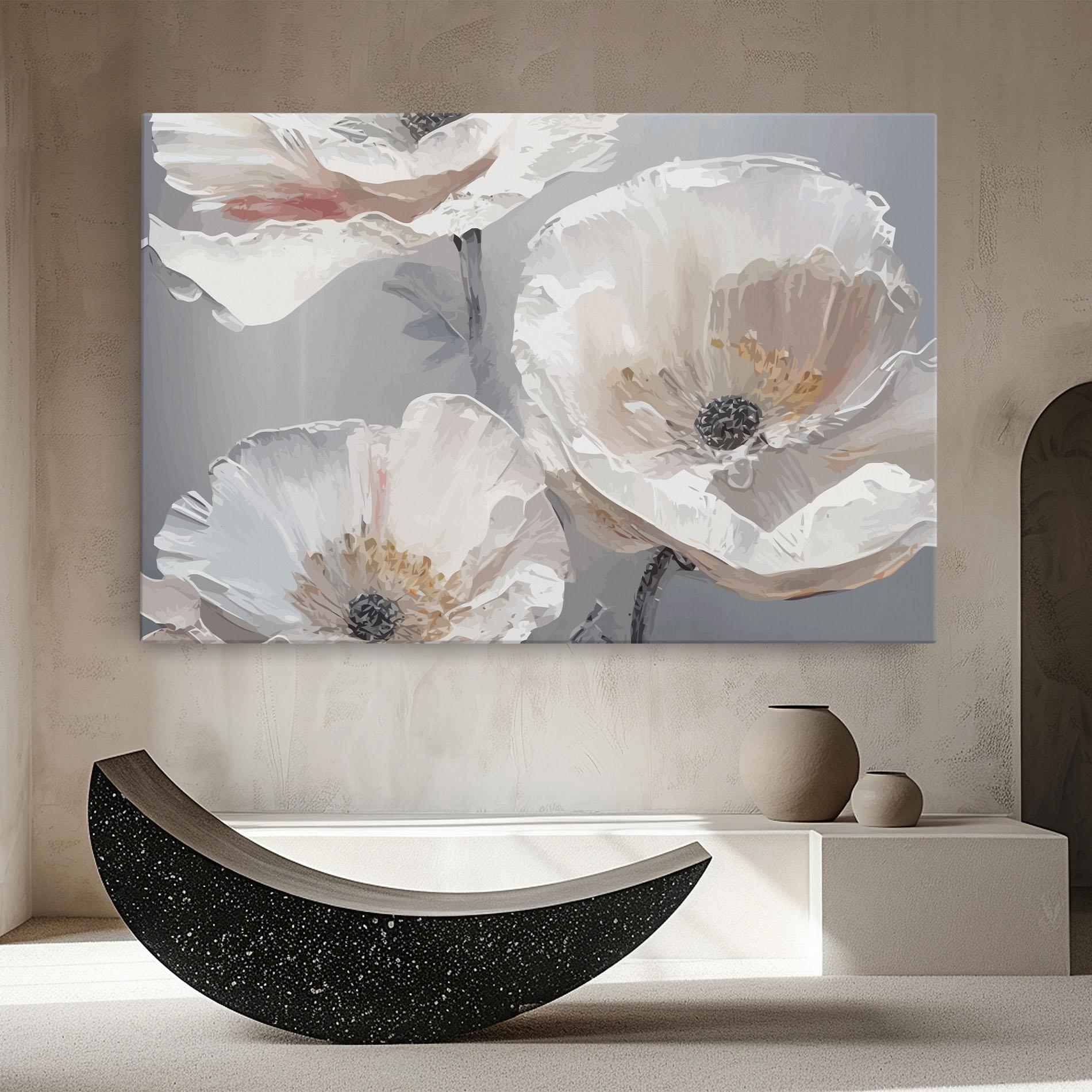 Vászonkép Cream Mix Flower mockup 8