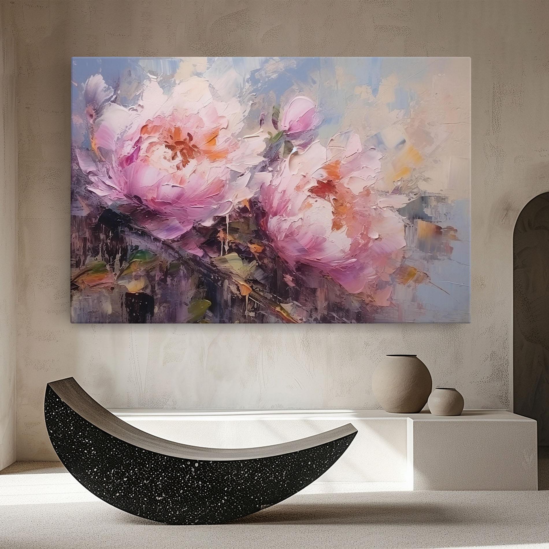 Vászonkép Peony Art mockup 8