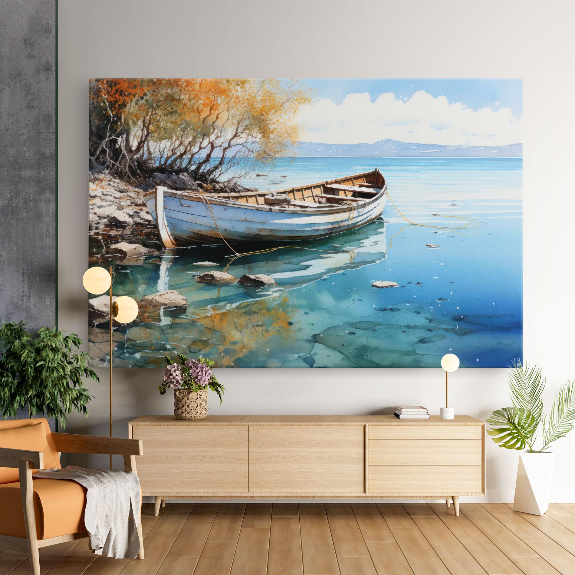 Vászonkép Sailing Boat mockup 9