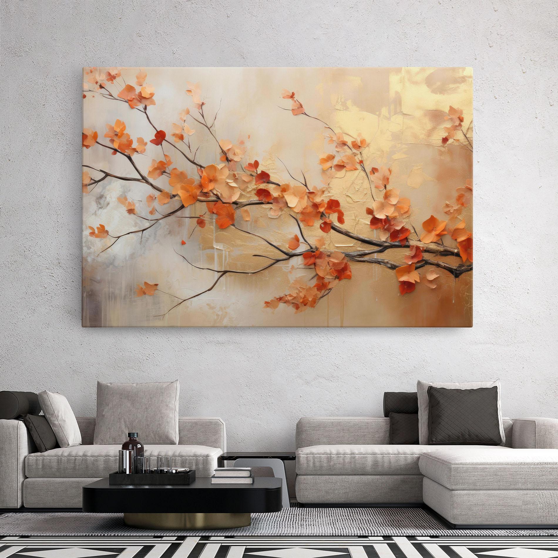 Vászonkép Autumn Nature Art mockup 2