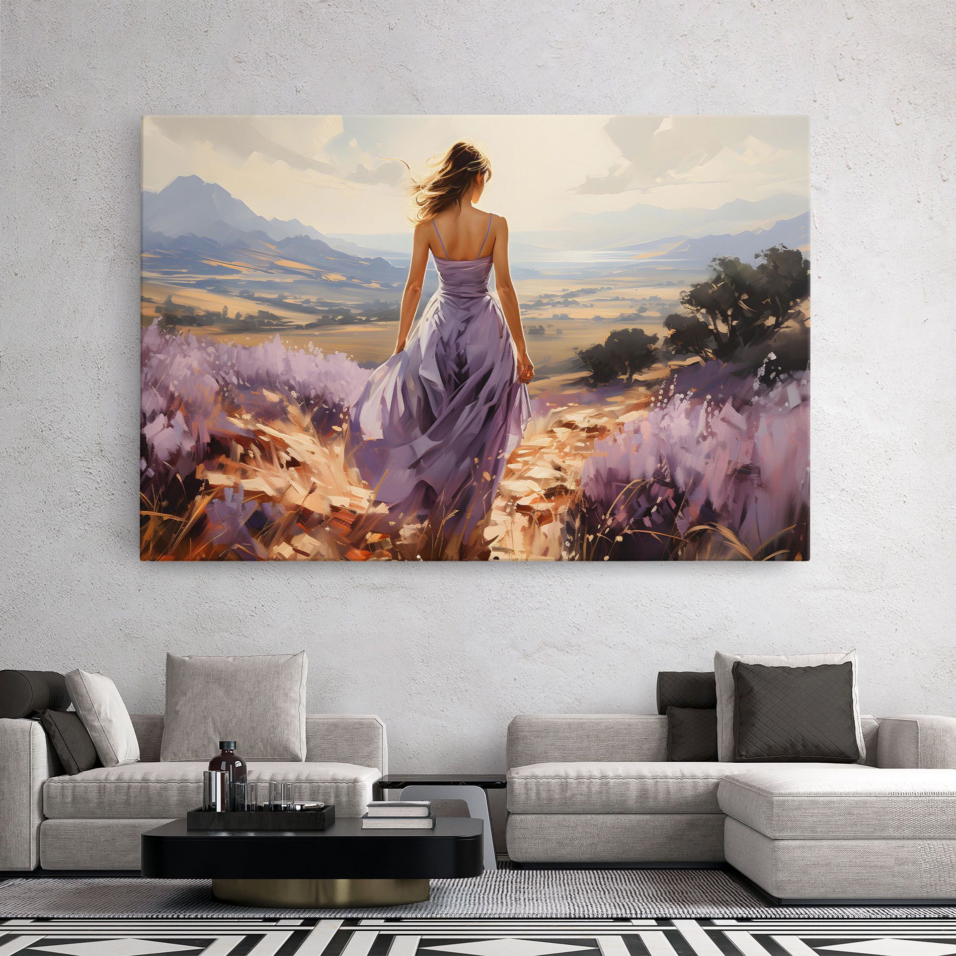 Purple Dress Woman mockup 2